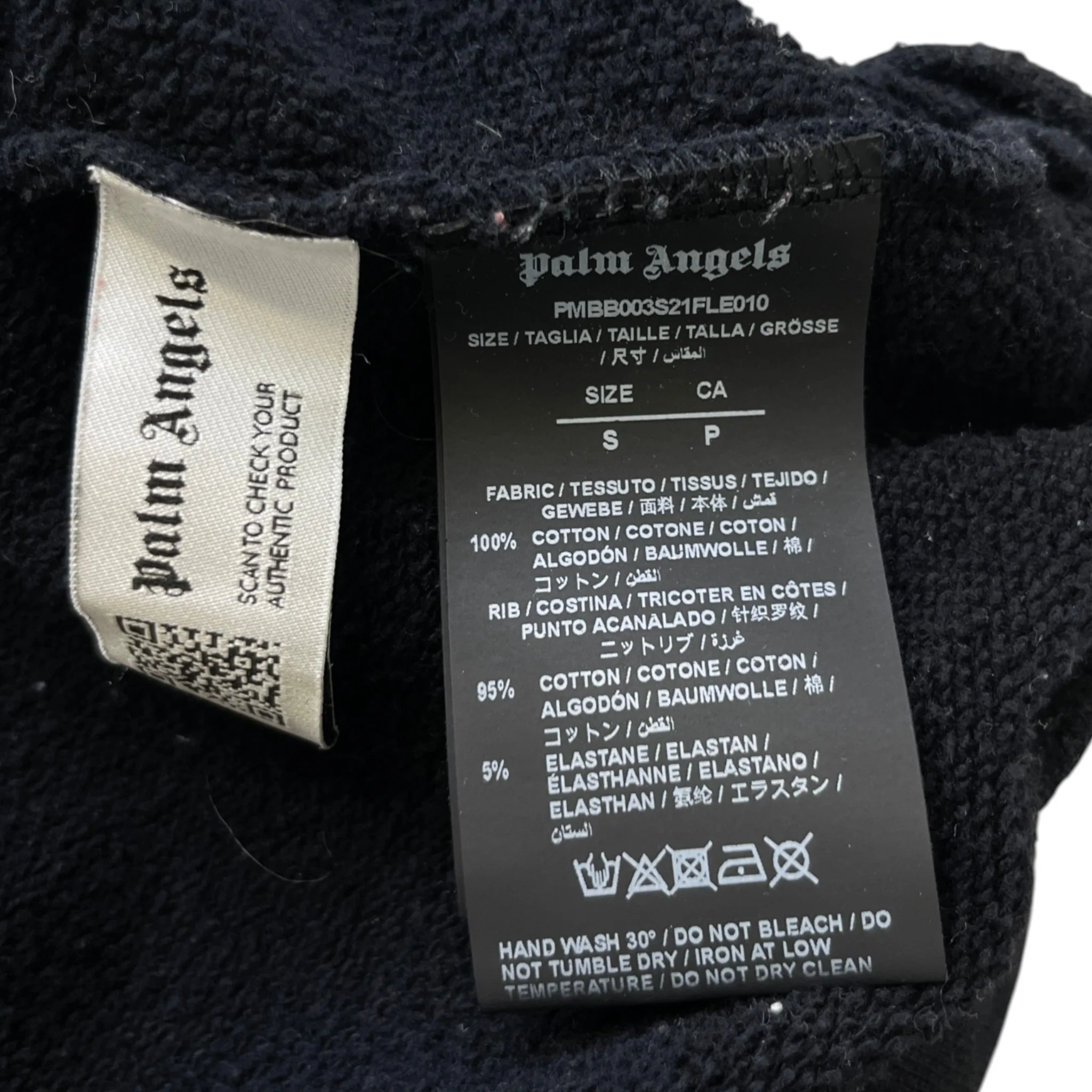 Men's Spray Logo Hoodie Black Size S - Image 6
