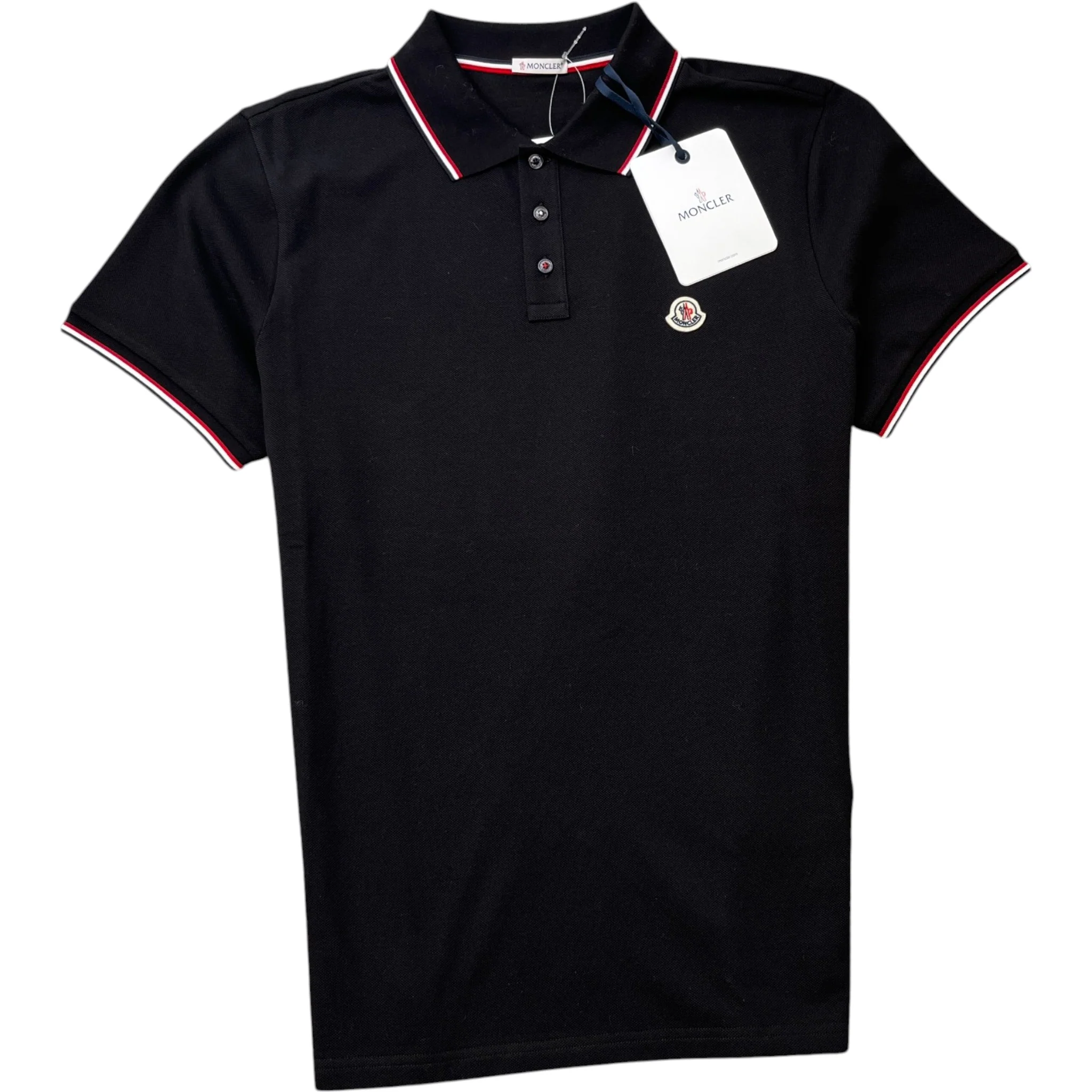 Men's Ss Maglia Polo Shirt Black Size L