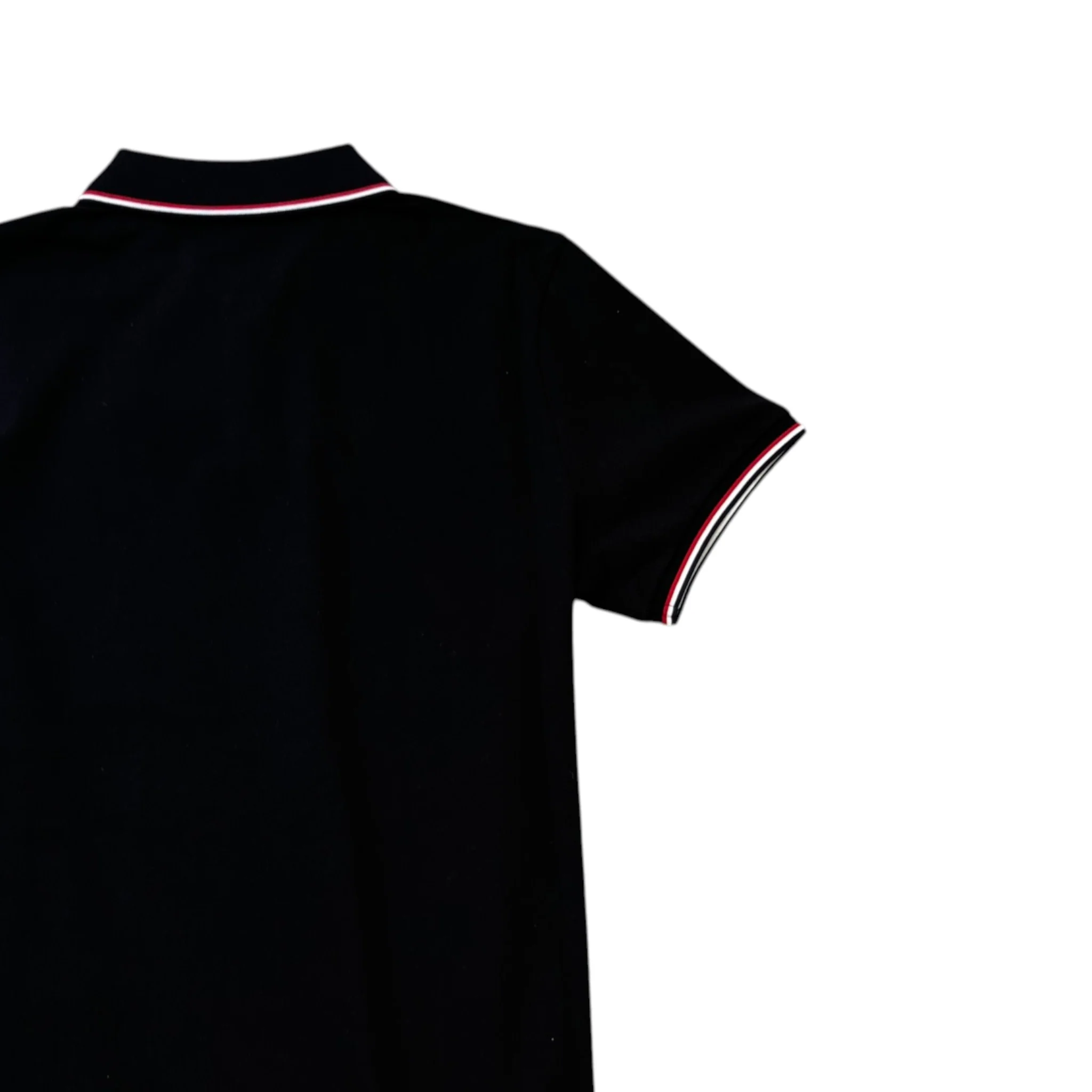 Men's Ss Maglia Polo Shirt Black Size L - Image 4