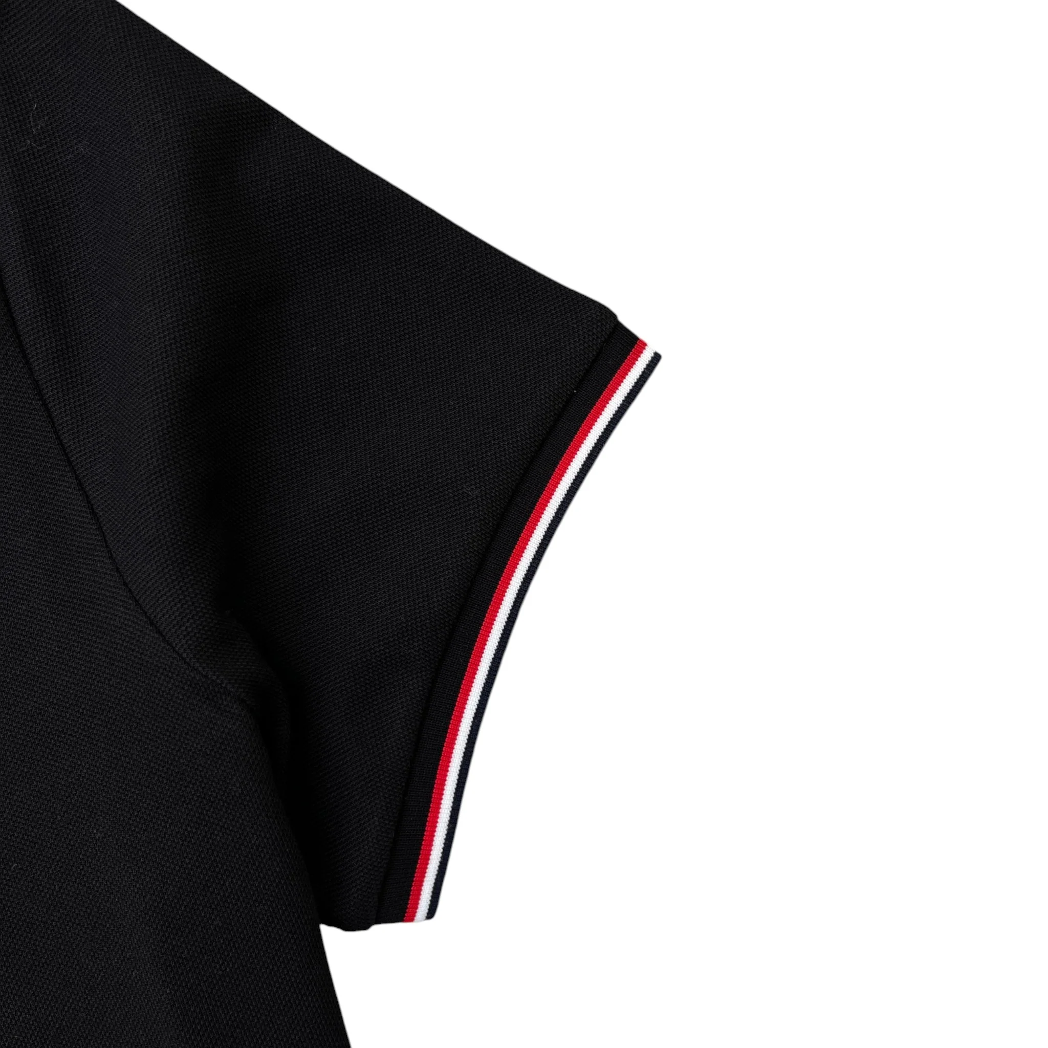 Men's Ss Maglia Polo Shirt Black Size XXL - Image 6