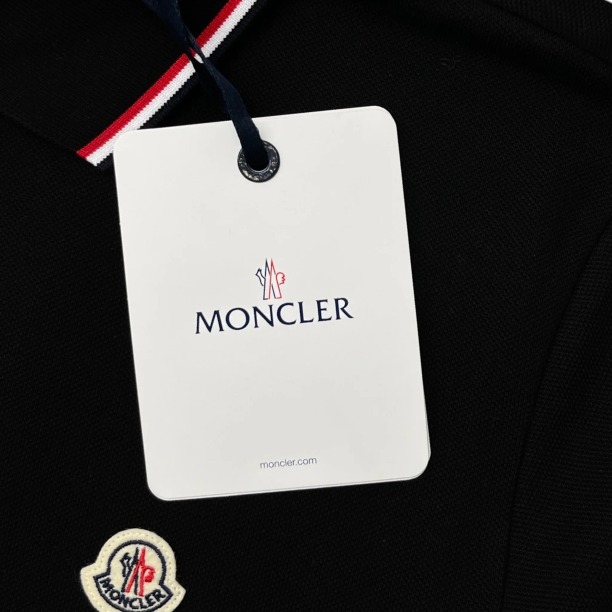 Men's Ss Maglia Polo Shirt Black Size XXL - Image 8