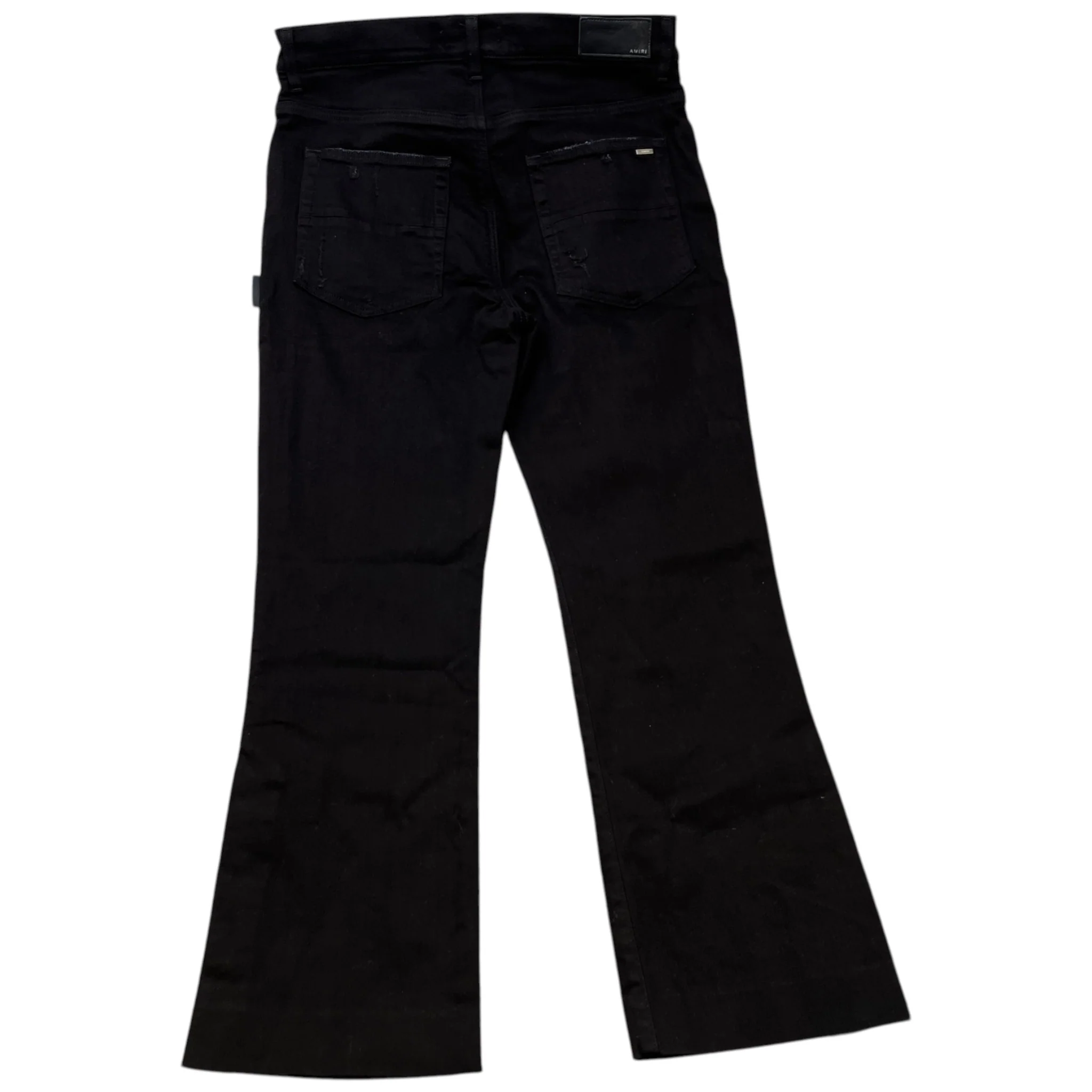 Men's Stacked Flare Jeans Black Size Waist 32" - Image 2