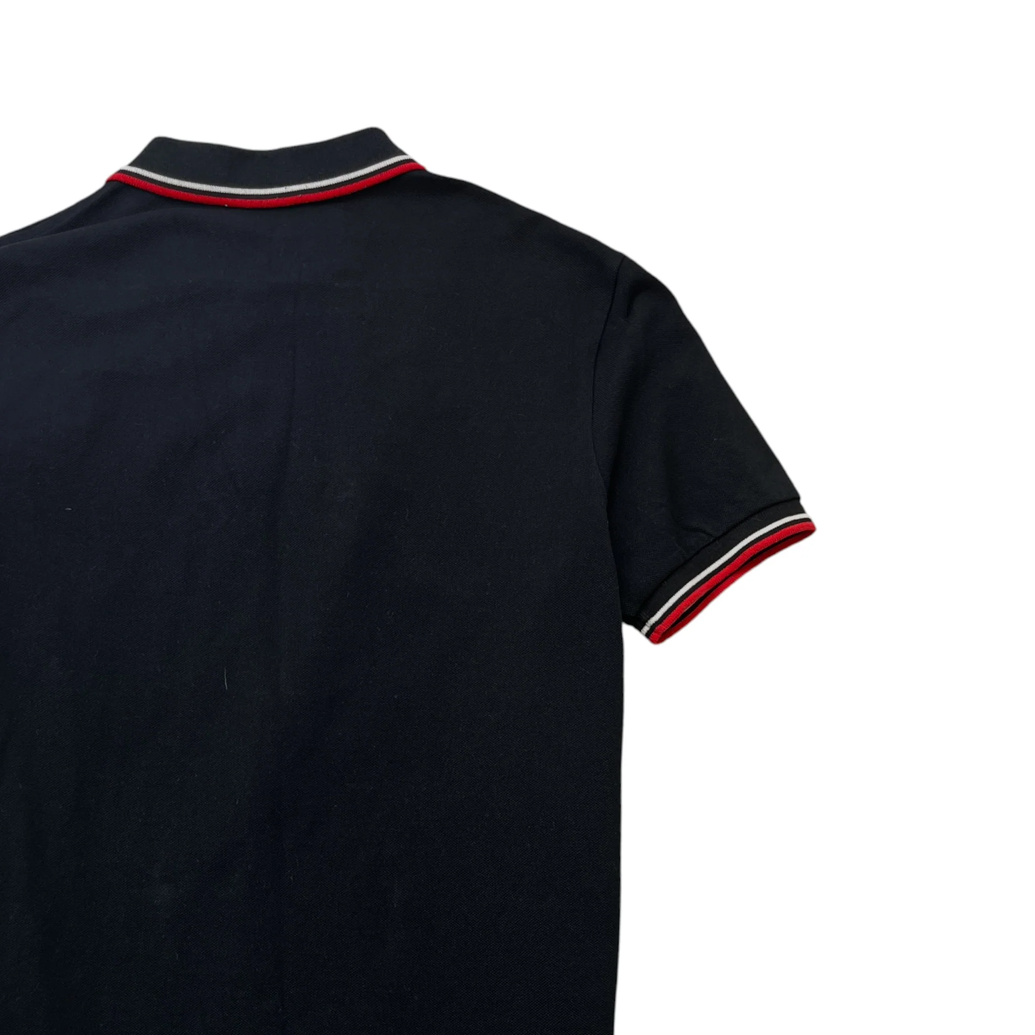 Men's Tab Logo Polo Shirt Black Size M - Image 4