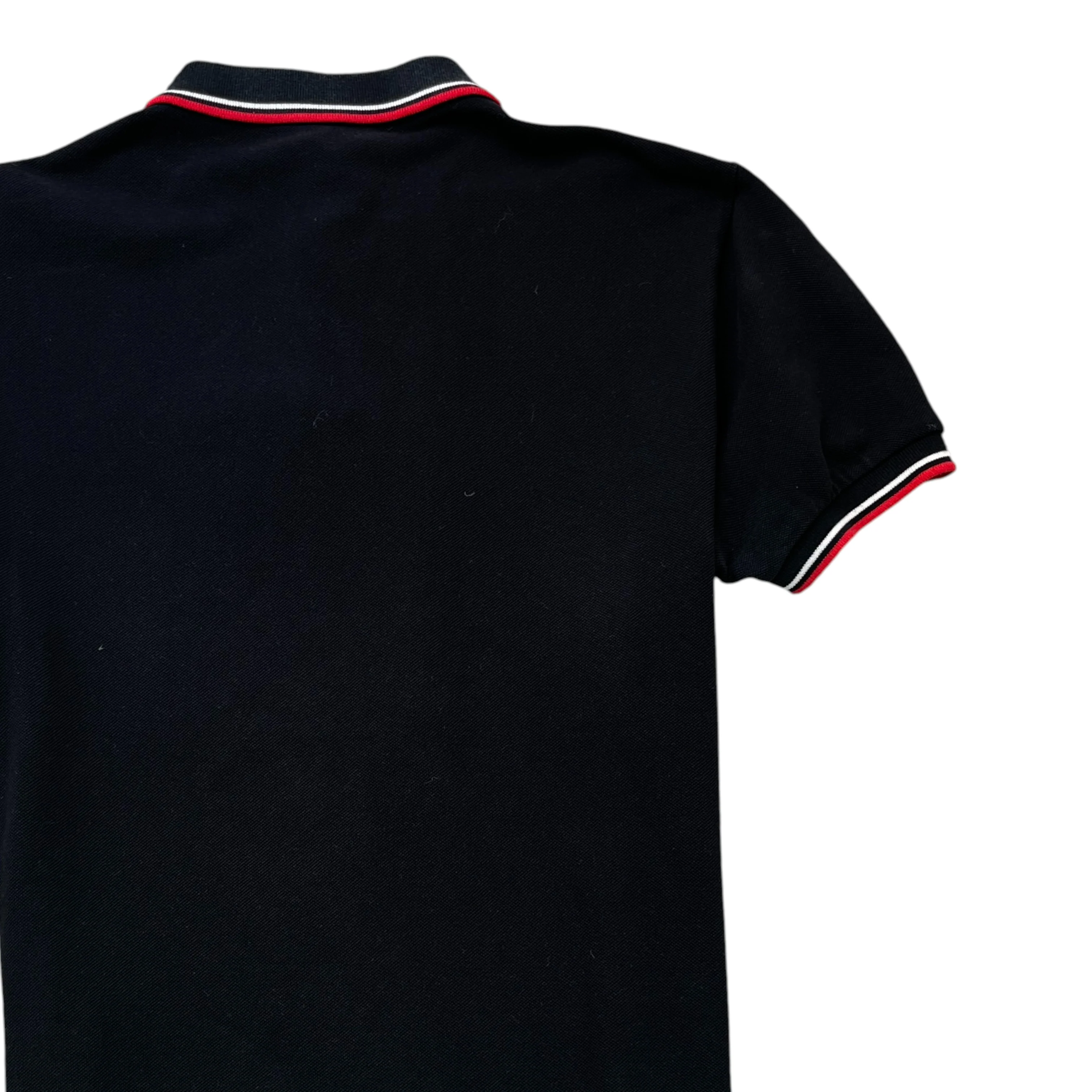 Men's Tab Logo Polo Shirt Black Size M - Image 4