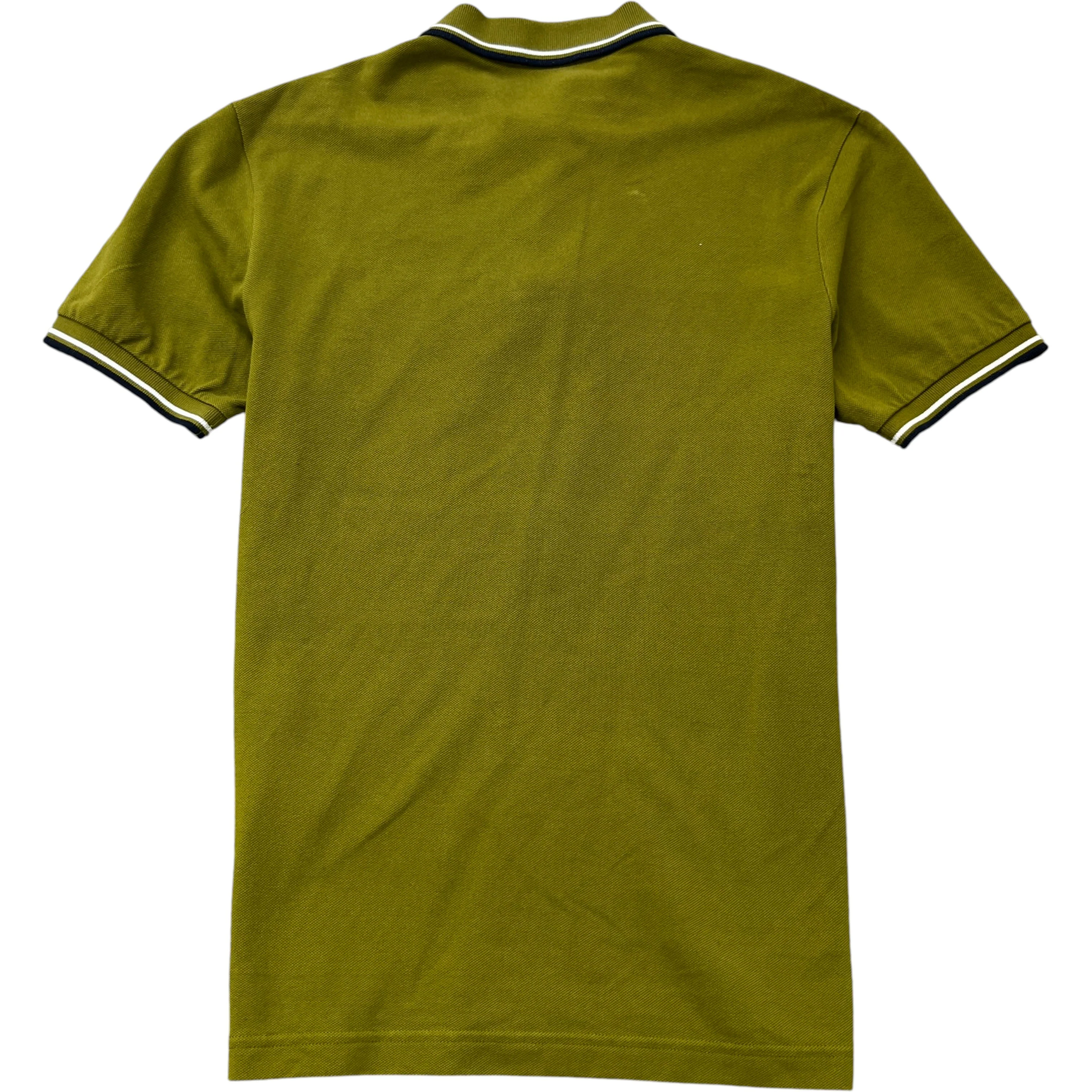 Men's Tab Logo Polo Shirt Green Size M - Image 2