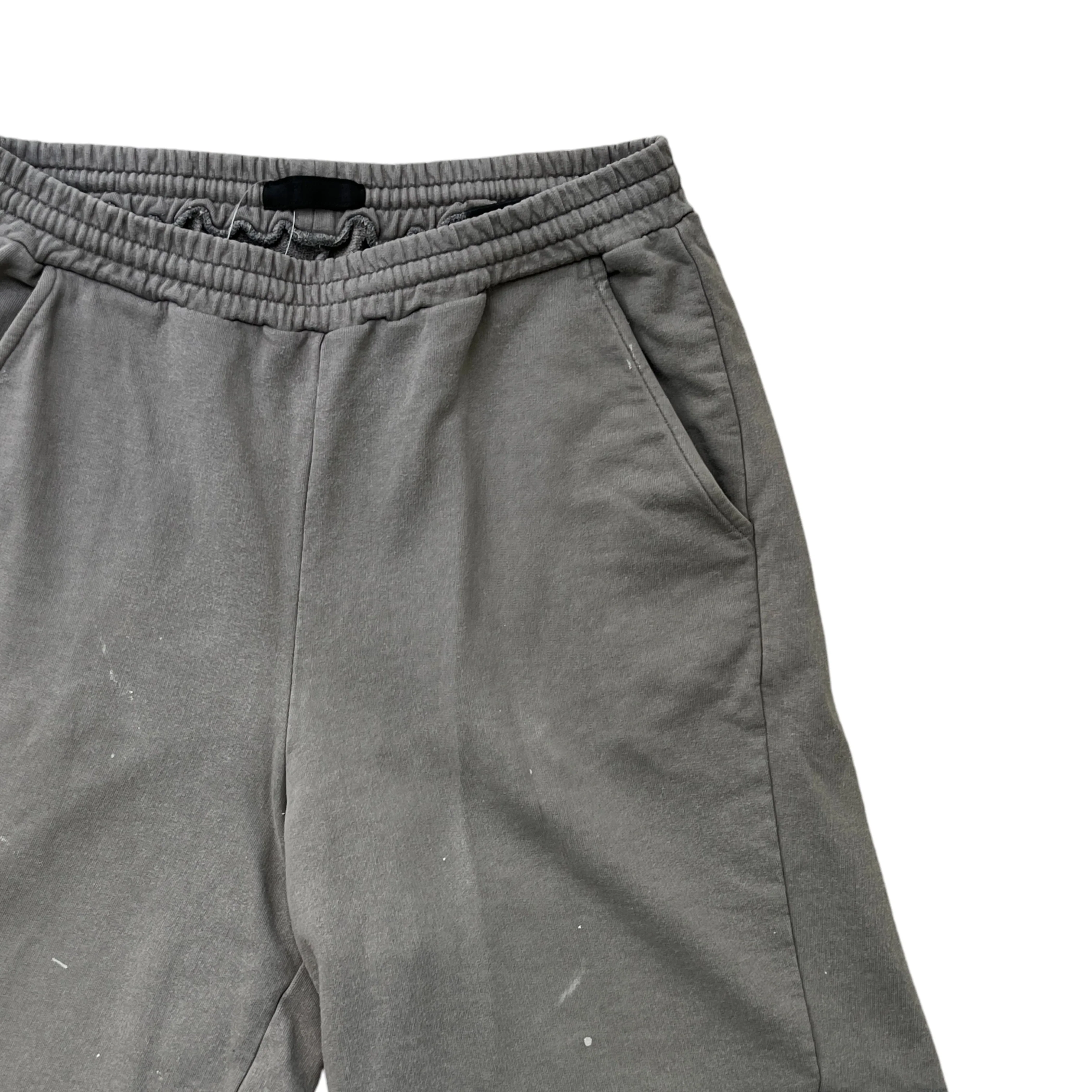 Men's Tab Logo Shorts Grey Size S - Image 3