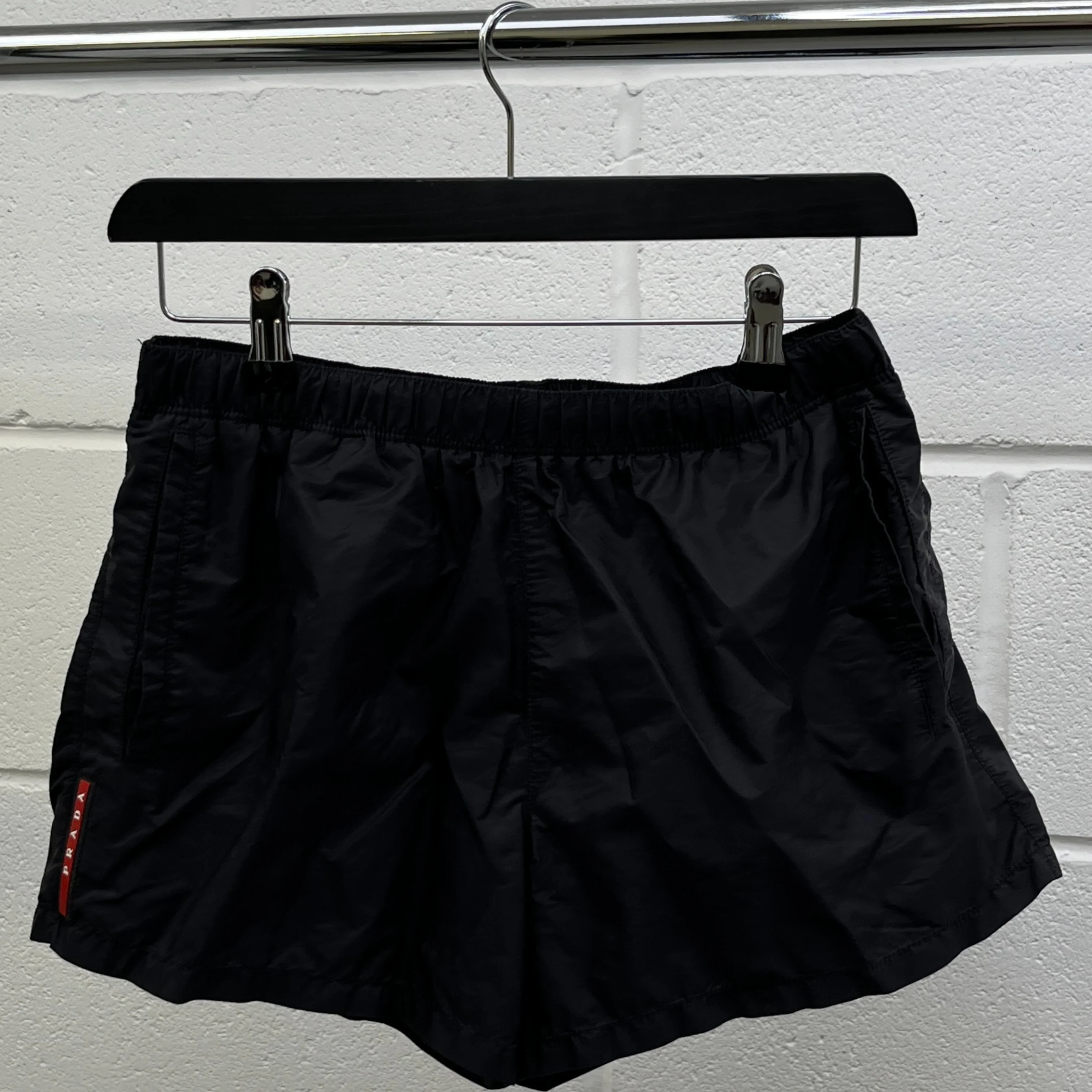 Men's Tab Logo Swim Shorts Black Size W28 / IT 44 - Image 8