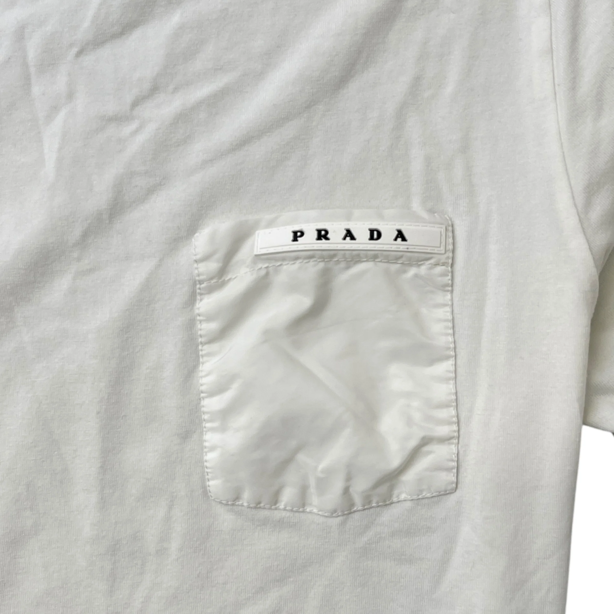 Men's Tab Logo T-Shirt White Size XS - Image 5