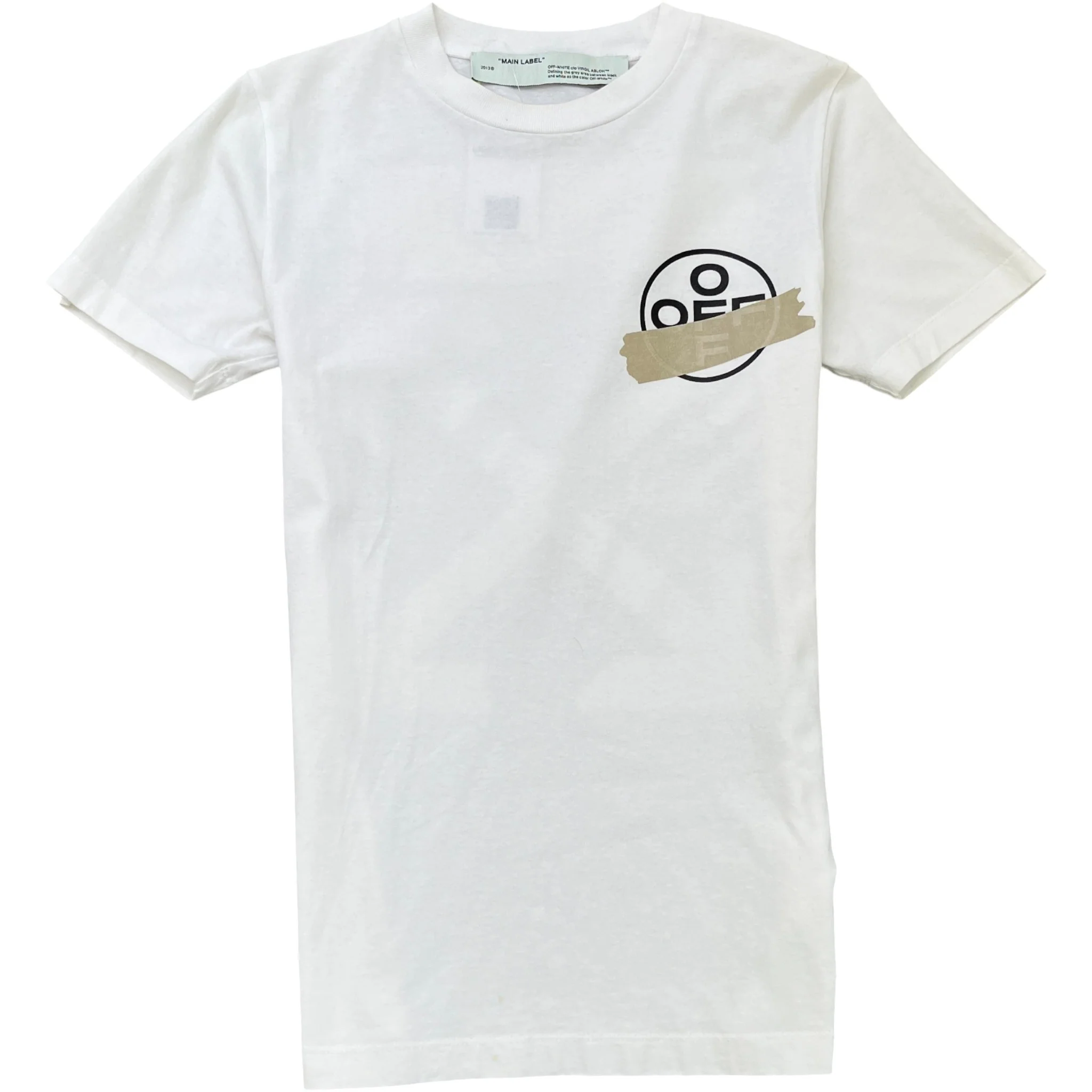 Men's Tape Arrows T-Shirt White Size XS