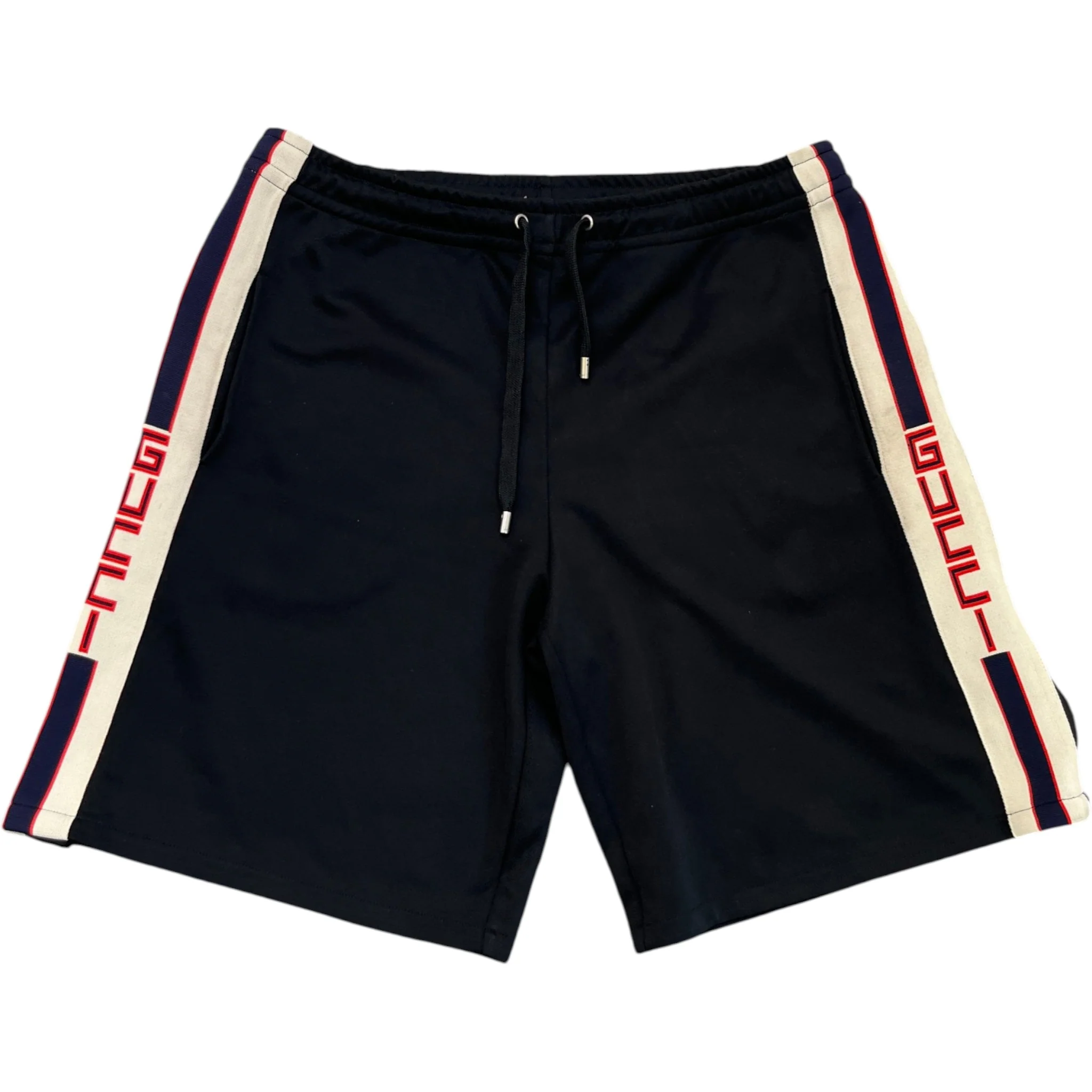 Men's Tape Logo Shorts Black Size M