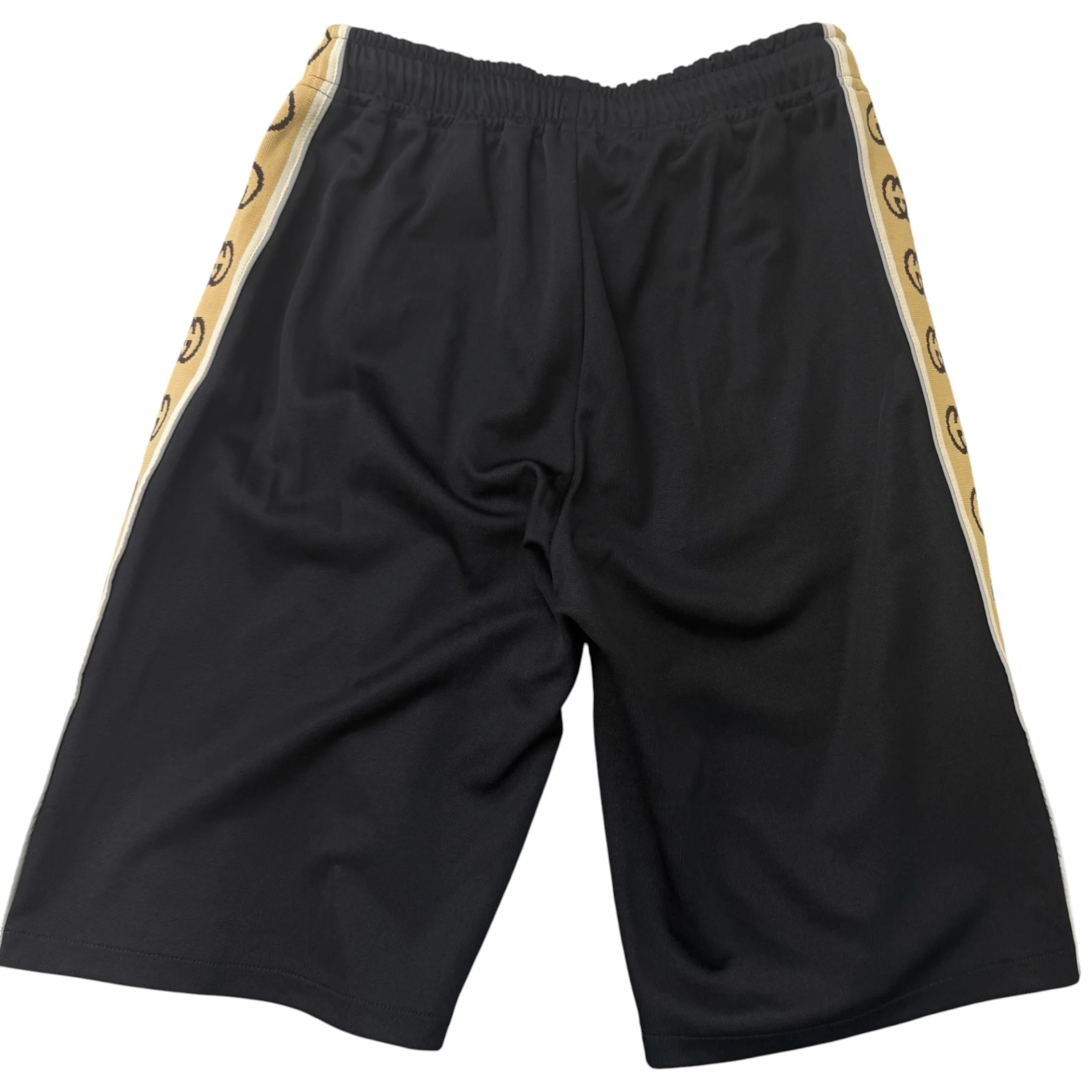 Men's Tape Logo Shorts Black Size S - Image 2