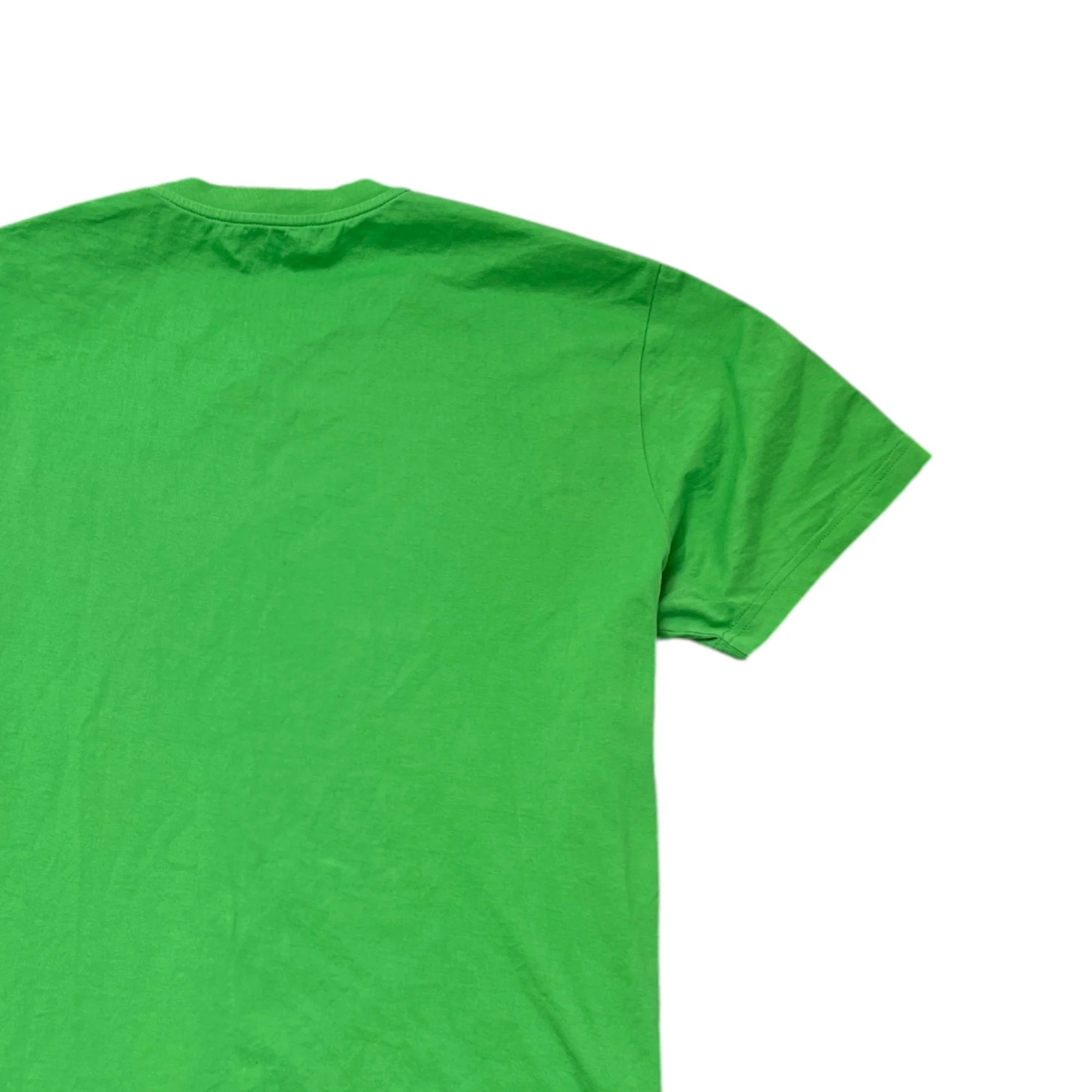 Men's Tape Logo T-Shirt Green Size S - Image 4