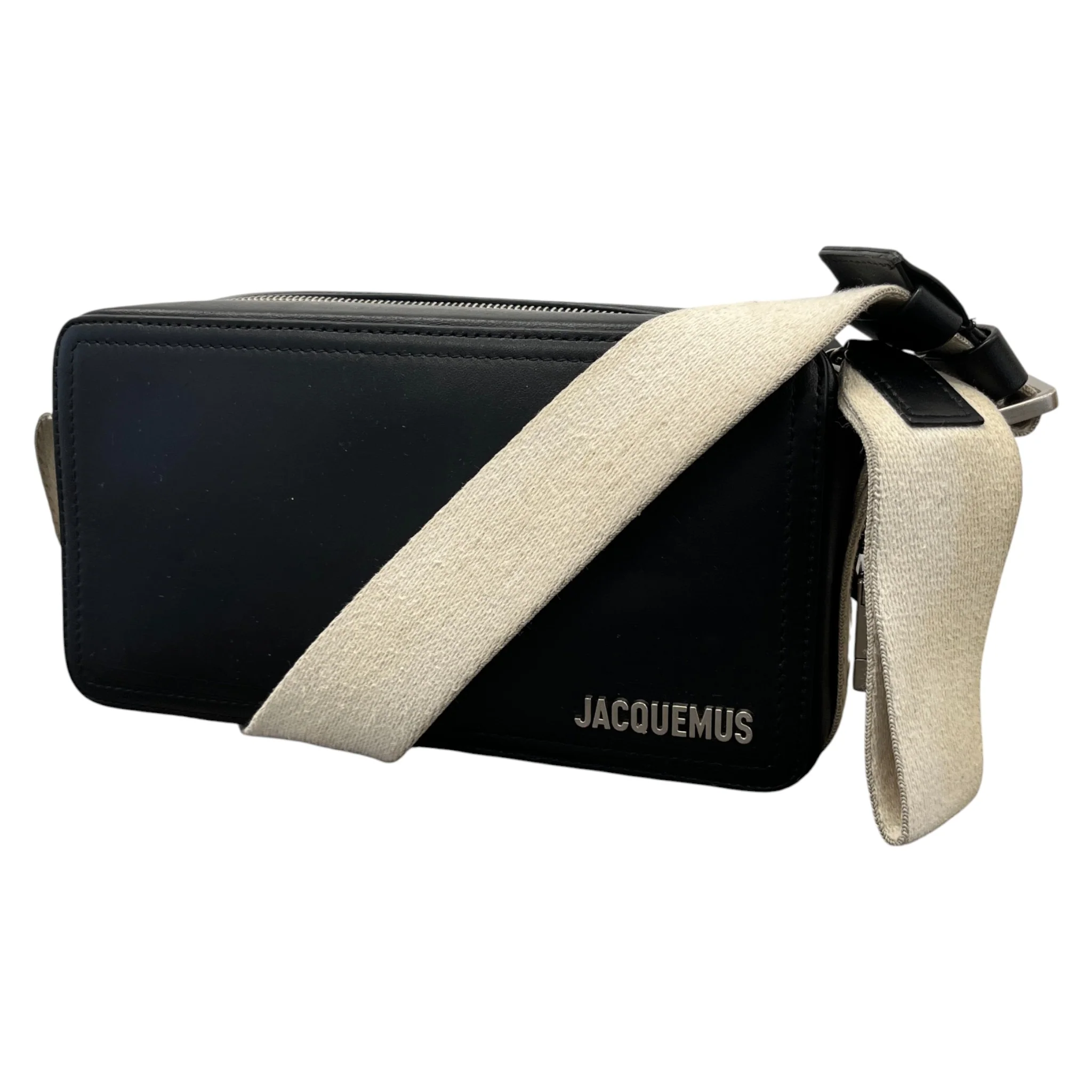 Men's The Horizontal Cuerda Messenger Bag Black - Image 4