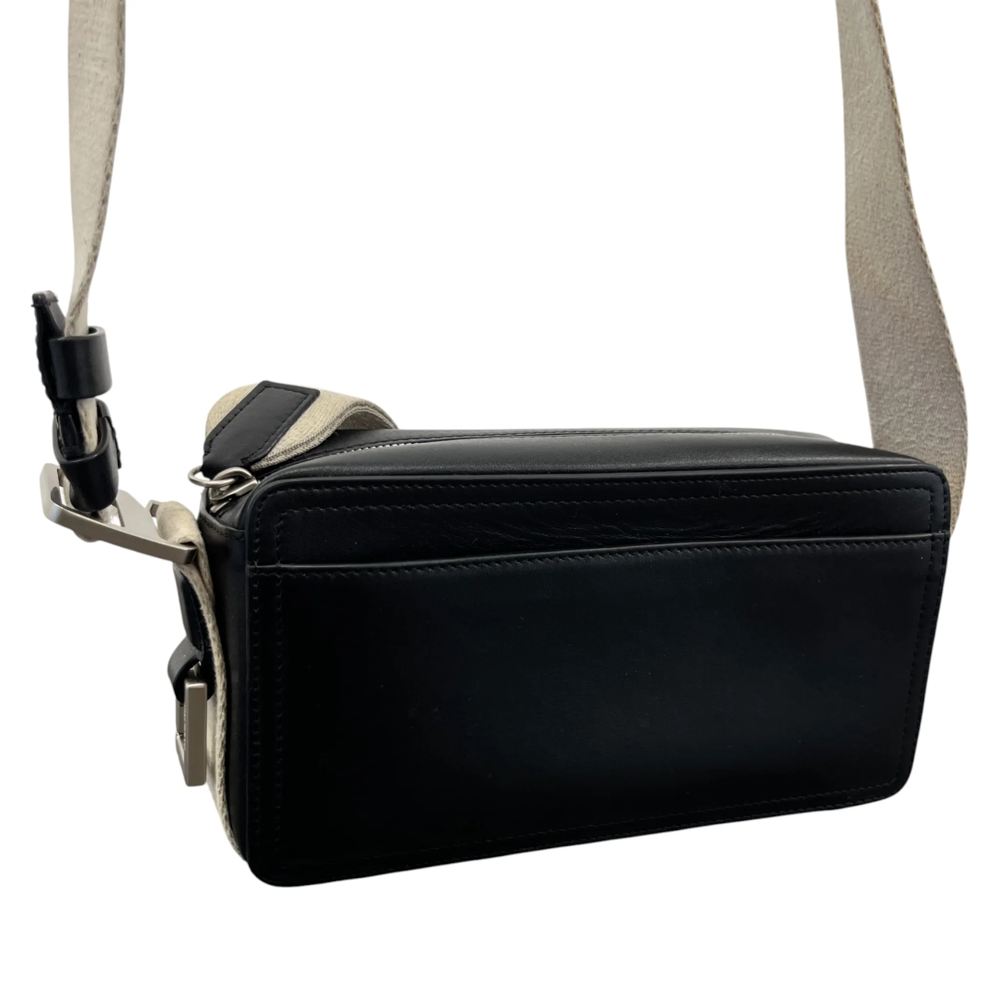 Men's The Horizontal Cuerda Messenger Bag Black - Image 9