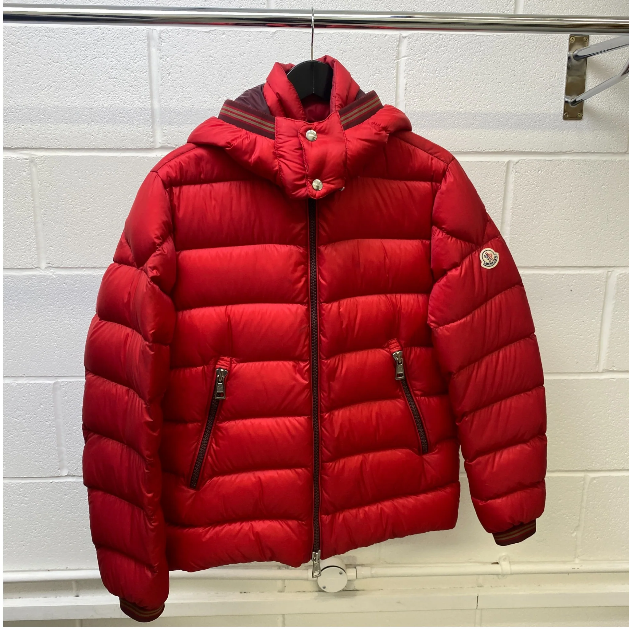 Men's Thoule Down Jacket Red Size 3 / L - Image 9