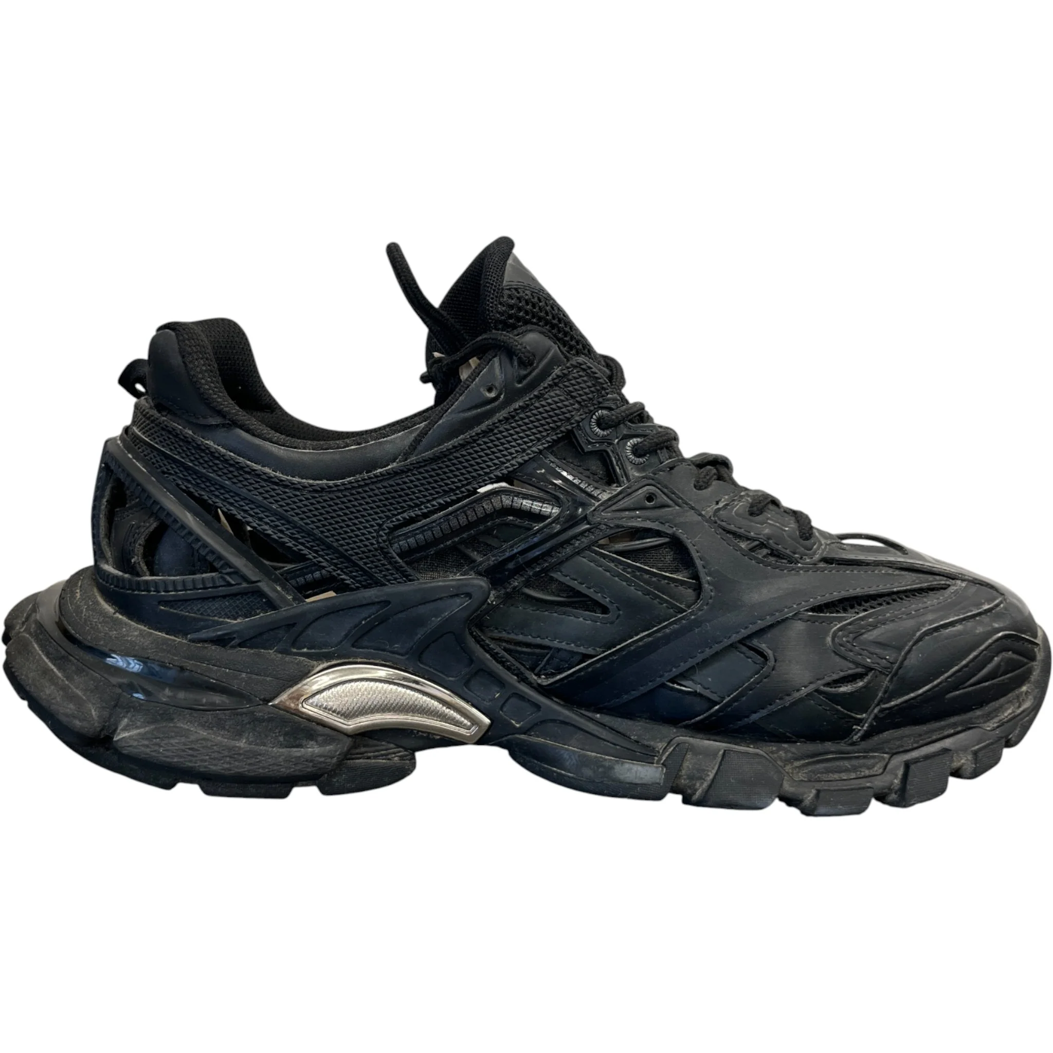 Men's Track.2 Low Trainers Black Size EU 44 / UK 10 - Image 4