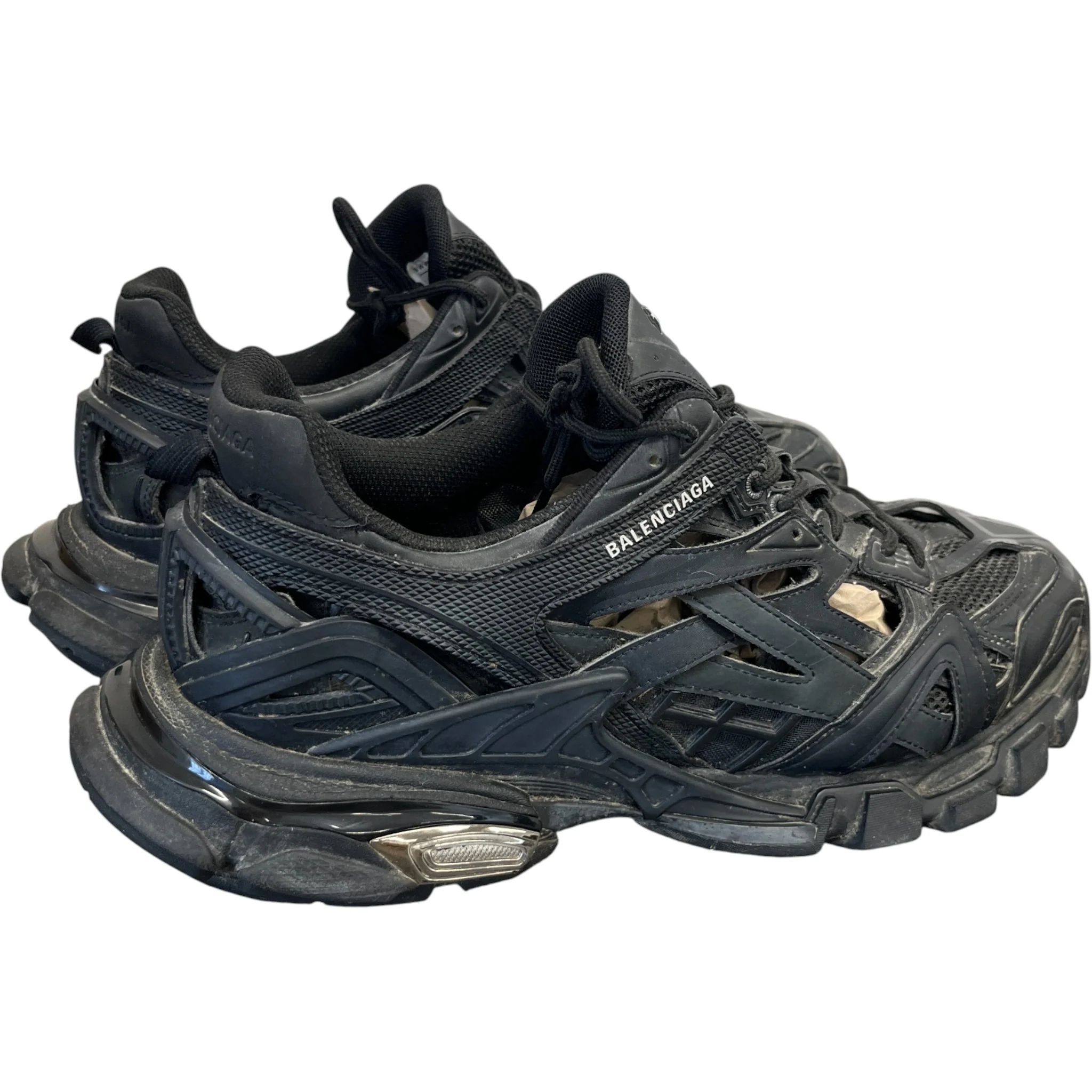 Men's Track.2 Low Trainers Black Size EU 44 / UK 10 - Image 8