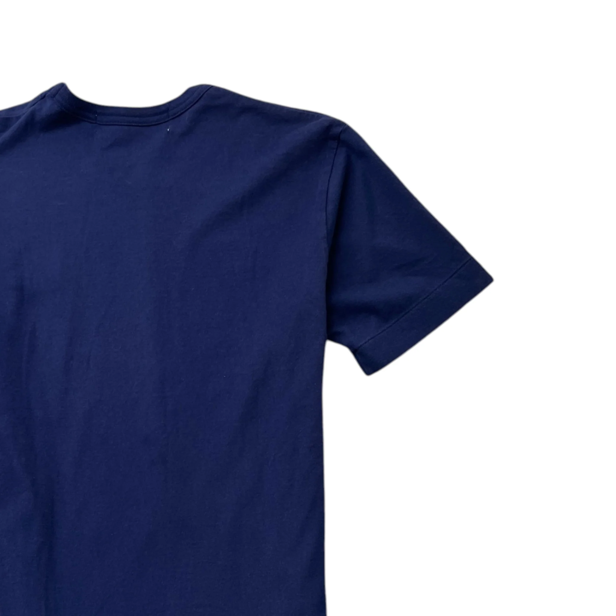 Men's Triple Heart T-Shirt Navy Size S - Image 4