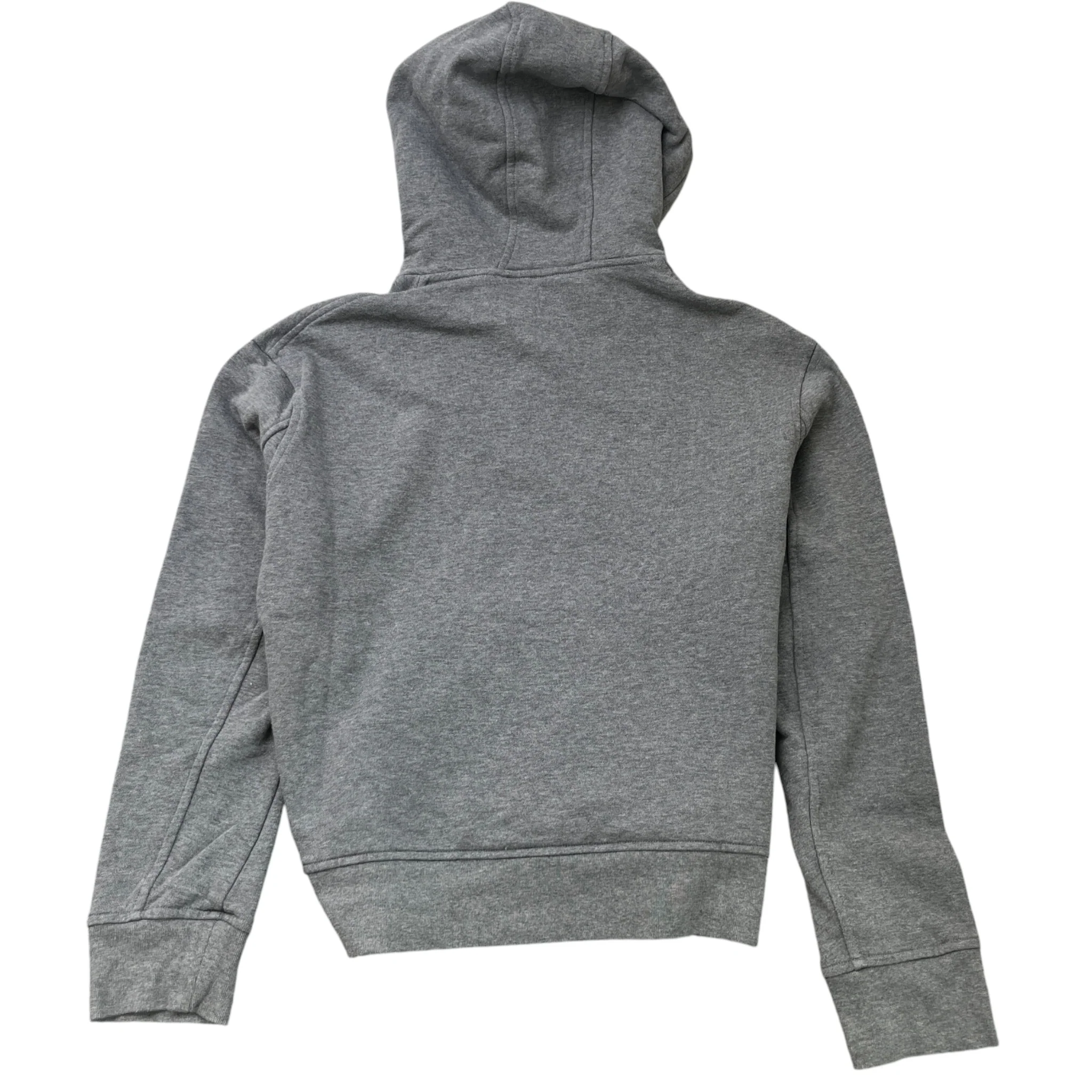 Men's Triple Lighting Bolt Logo Hoodie Grey Size M - Image 2