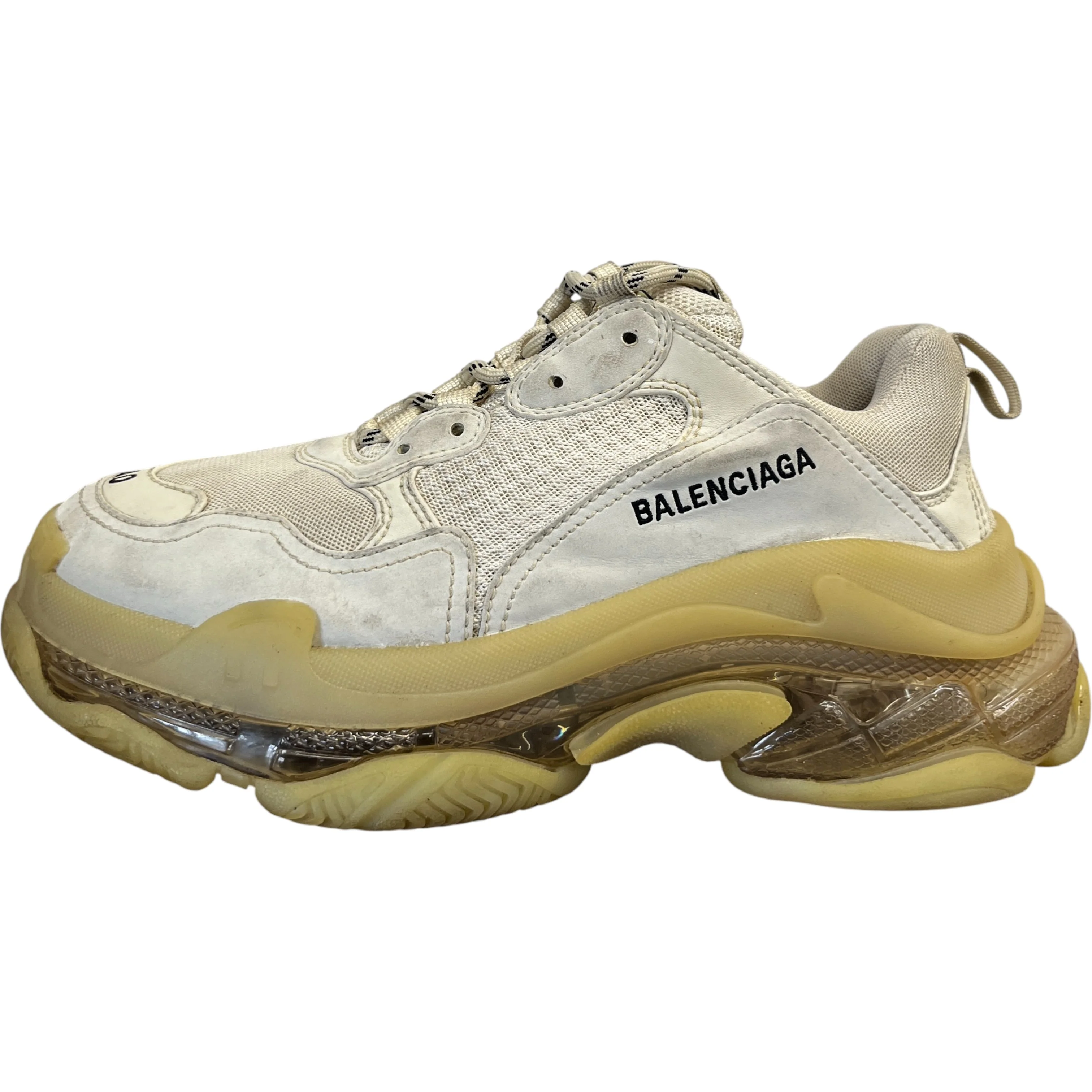Men's Triple S Low Trainers Beige Size EU 40 / UK 6 - Image 5