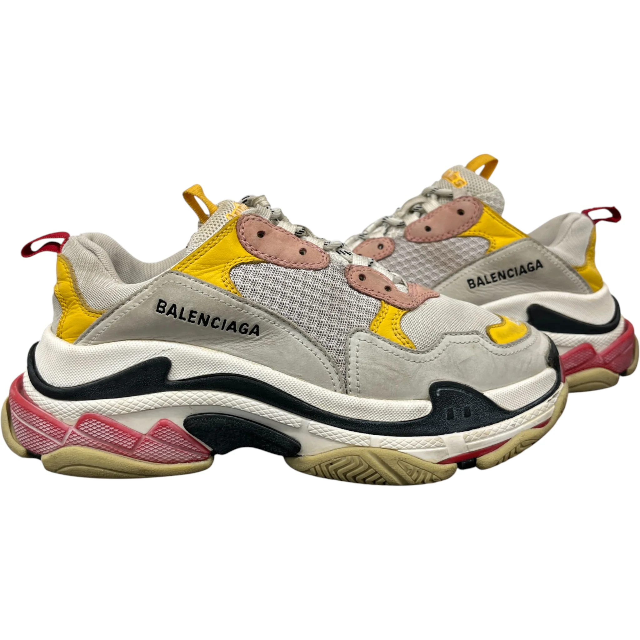 Men's Triple S Low Trainers Beige Size EU 41 / UK 7 - Image 3