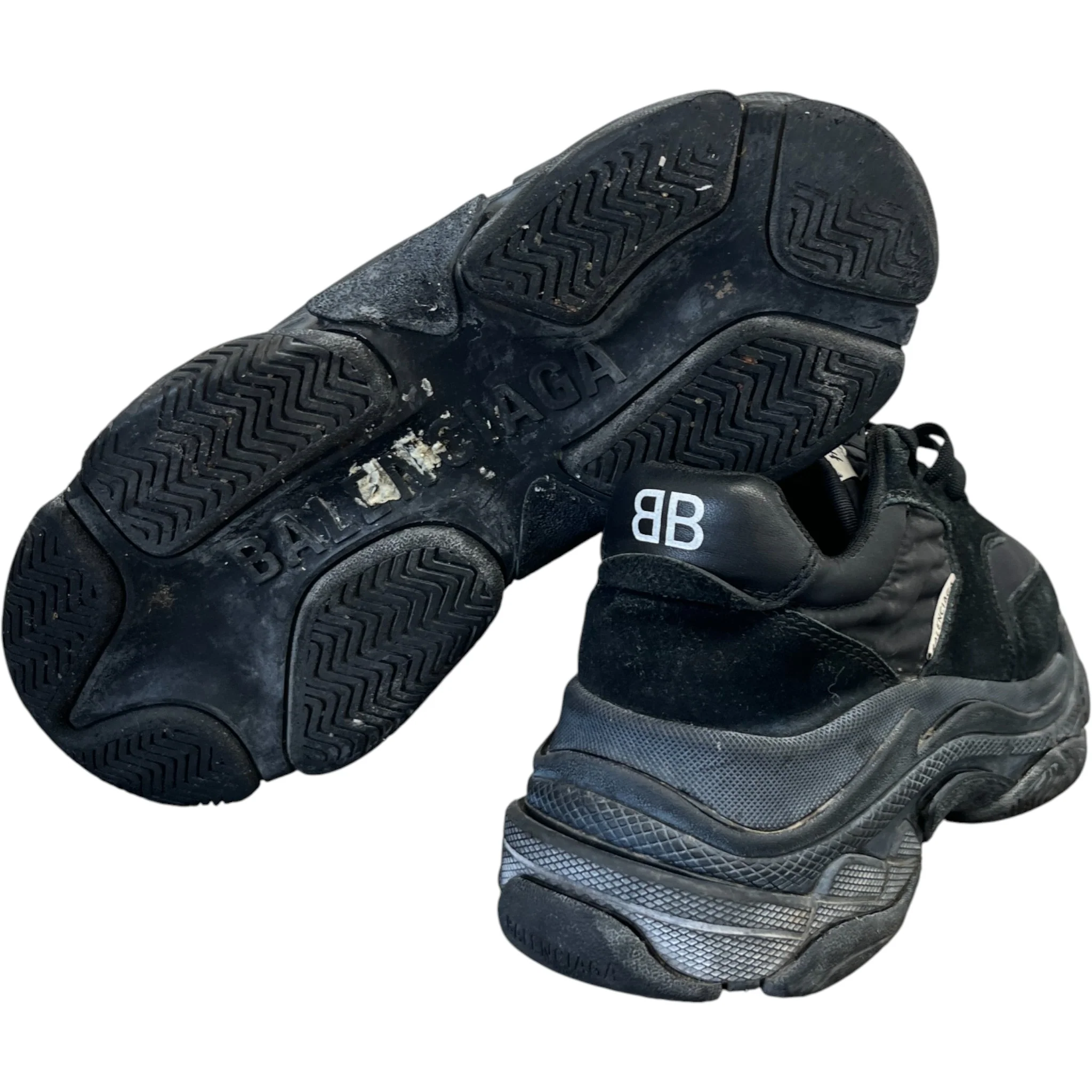 Men's Triple S Low Trainers Black Size EU 40 / UK 6 - Image 10