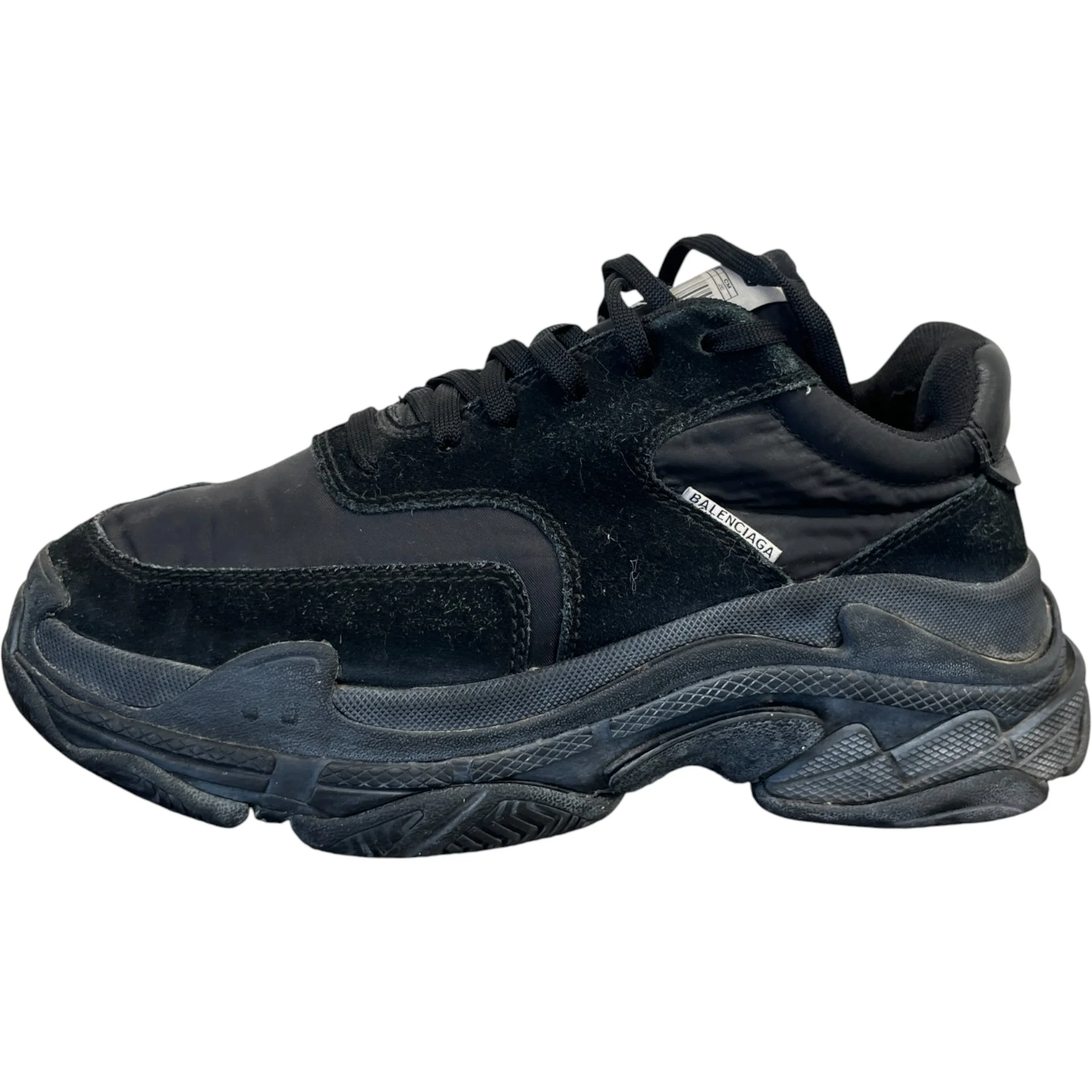 Men's Triple S Low Trainers Black Size EU 40 / UK 6 - Image 5