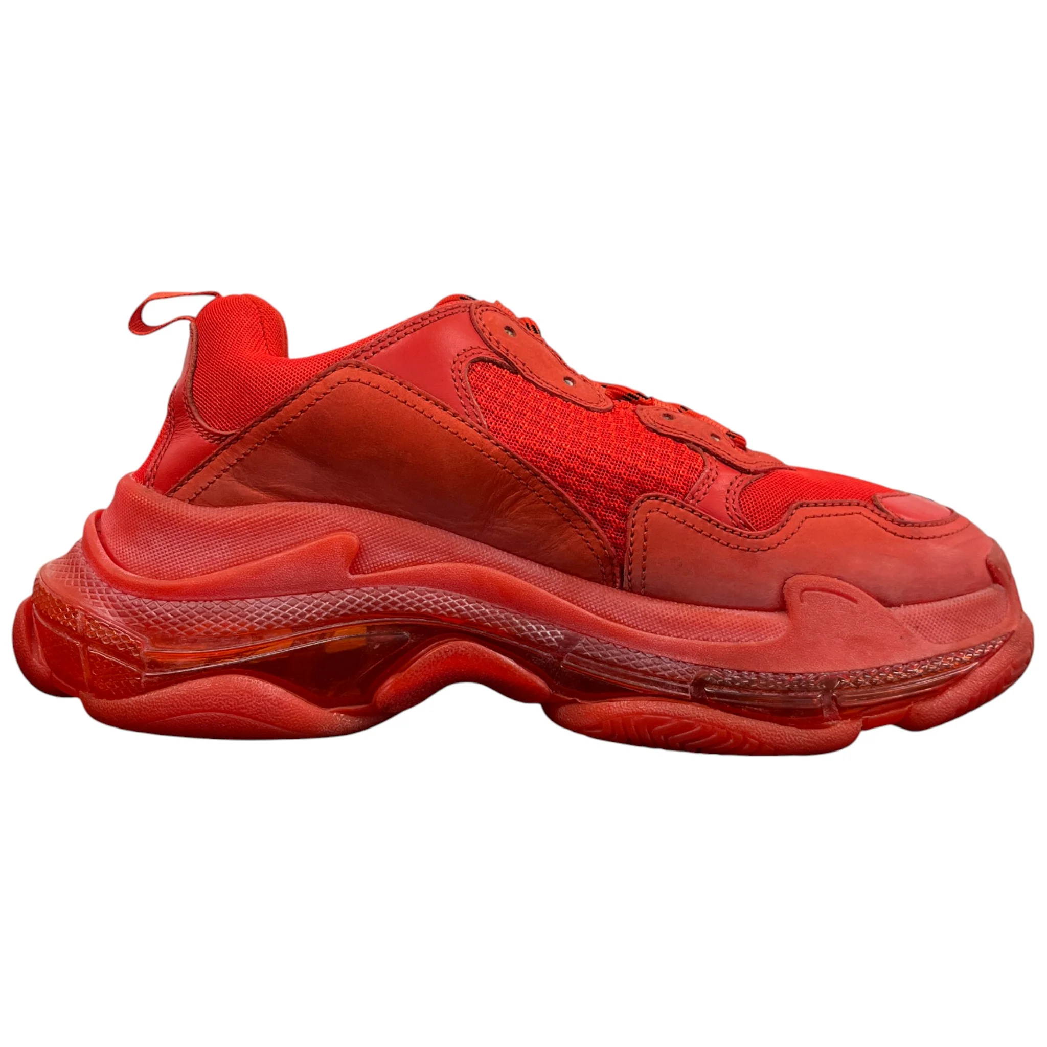Men's Triple S Low Trainers Red Size EU 42 / UK 8 - Image 4