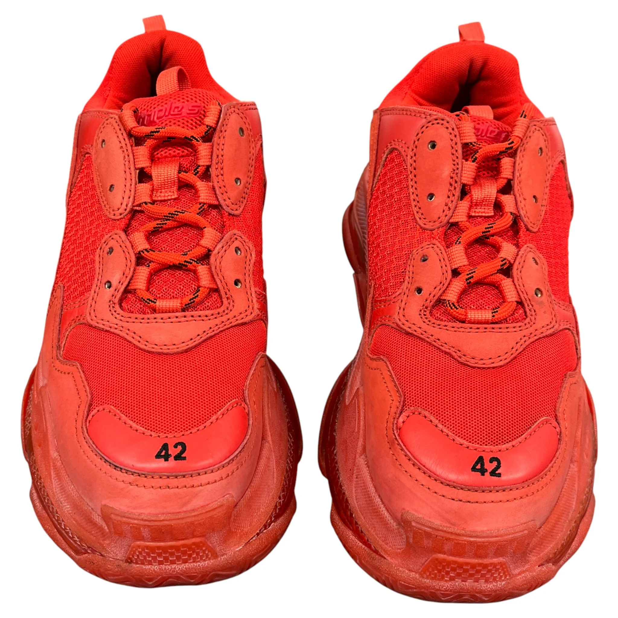 Men's Triple S Low Trainers Red Size EU 42 / UK 8 - Image 6