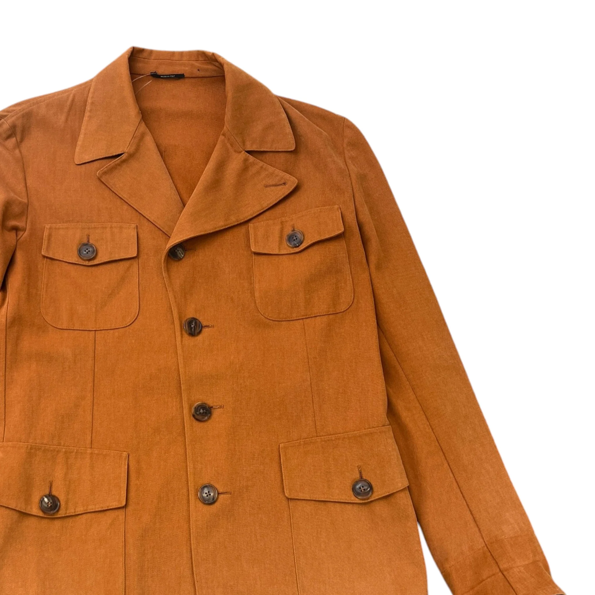 Men's Utility Jacket Orange Size IT 52 / XL - Image 3