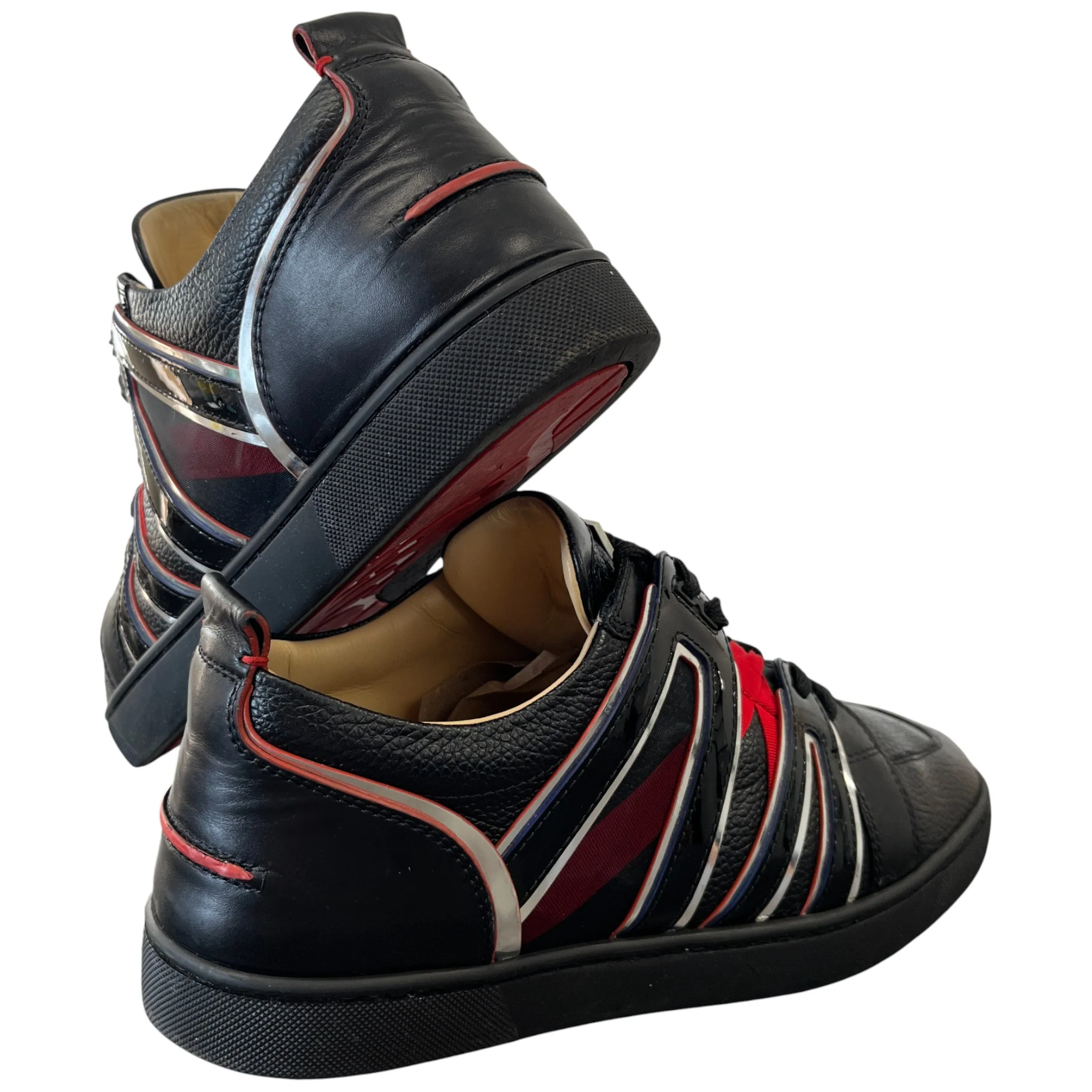 Men's Vida Viva Flat Low Trainers Black Size EU 43.5 / UK 9.5 - Image 10
