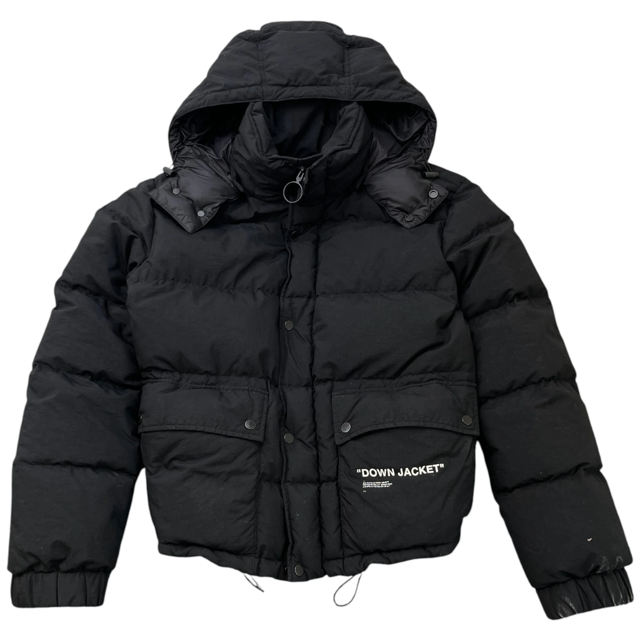 Men's Virgil Abloh Down Jacket Black Size M