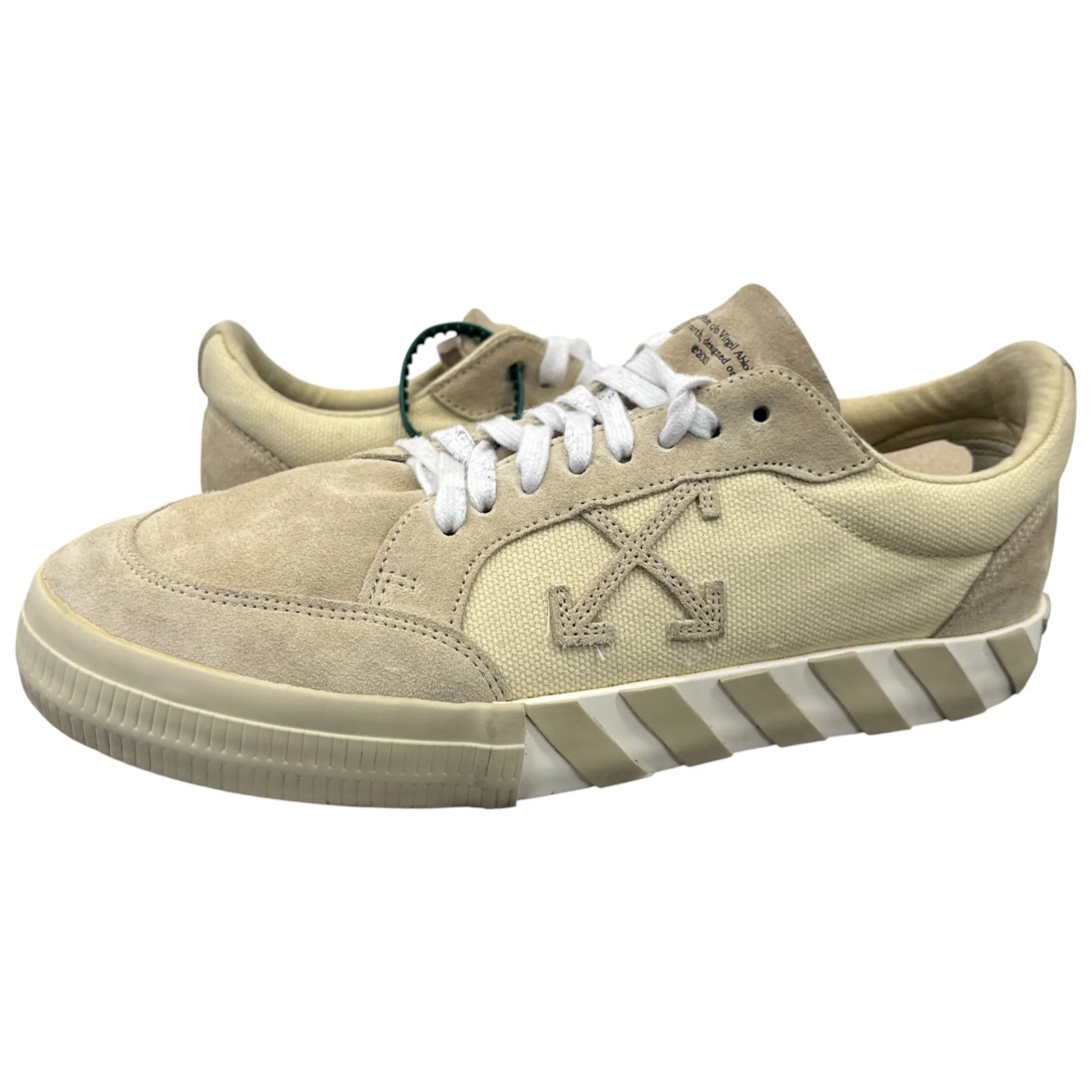 Men's Vulcanized Low Trainers Beige Size EU 43 / UK 9 - Image 3