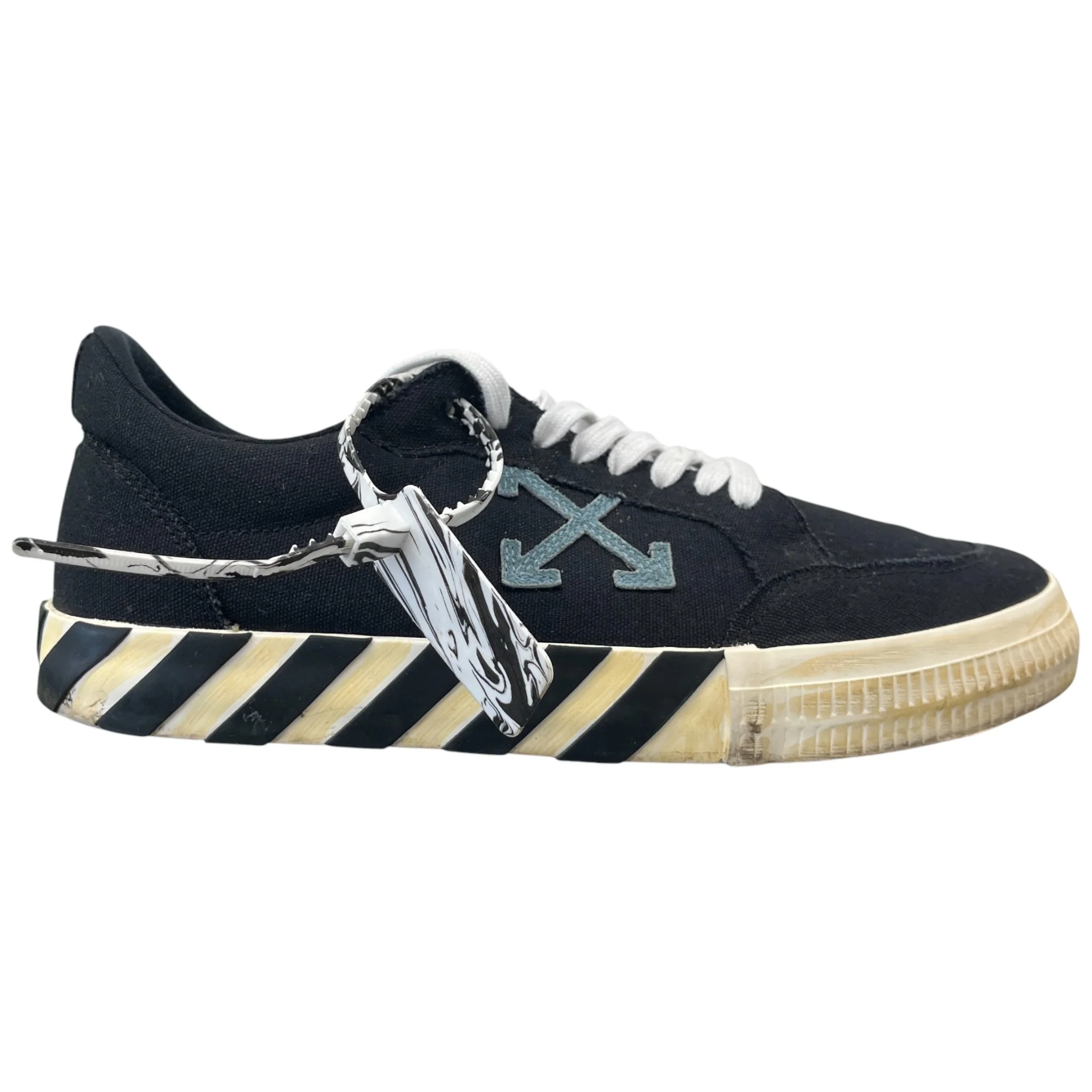 Men's Vulcanized Low Trainers Black Size EU 43 / UK 9