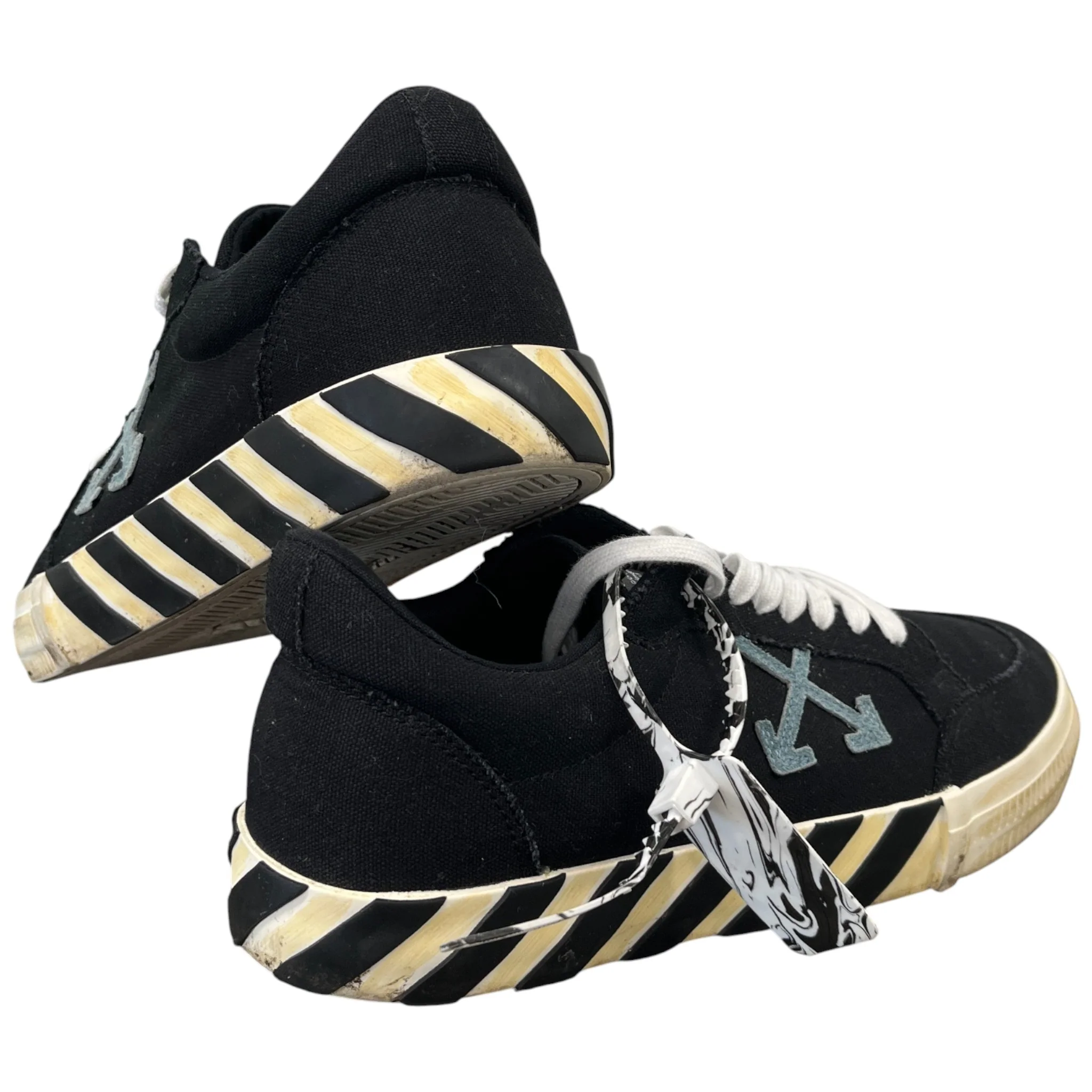 Men's Vulcanized Low Trainers Black Size EU 43 / UK 9 - Image 10