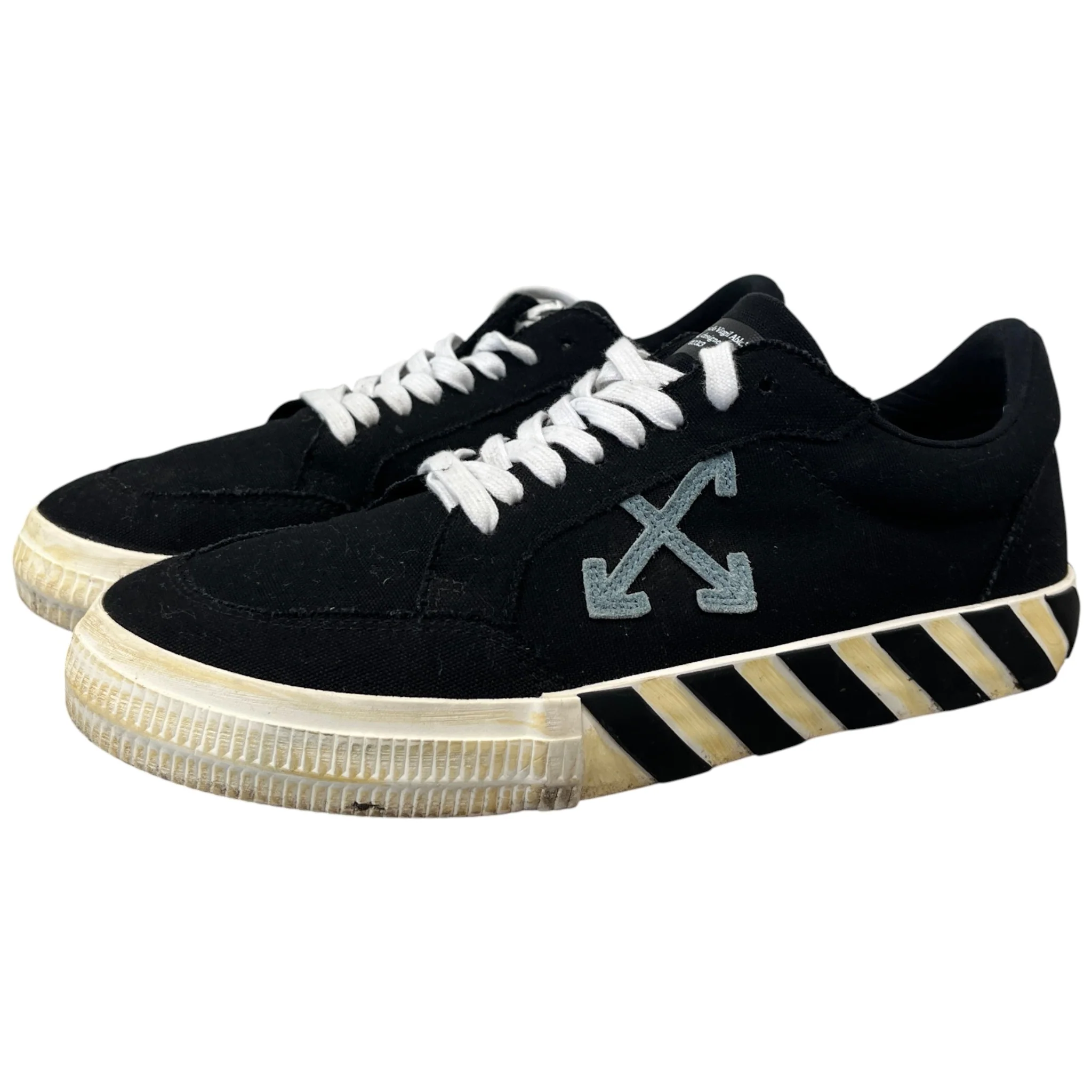 Men's Vulcanized Low Trainers Black Size EU 43 / UK 9 - Image 8