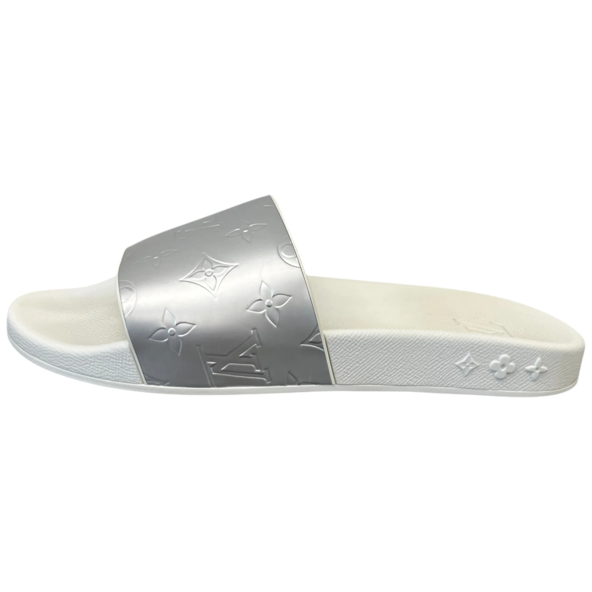 Men's Waterfront Mules Slides Silver Size EU 41 / UK 7 - Image 5