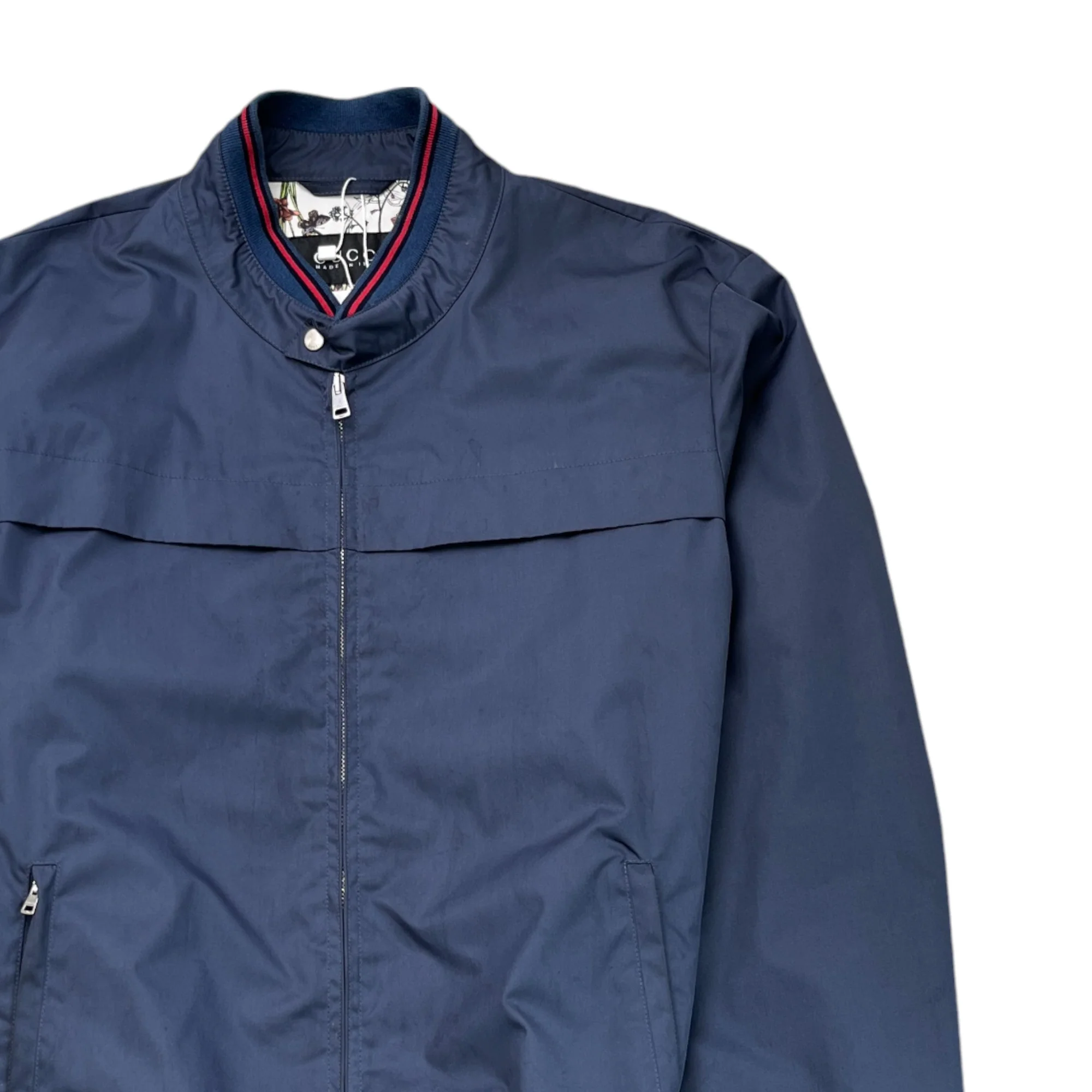 Men's Web Collar Jacket Navy Size IT 50 / L - Image 3