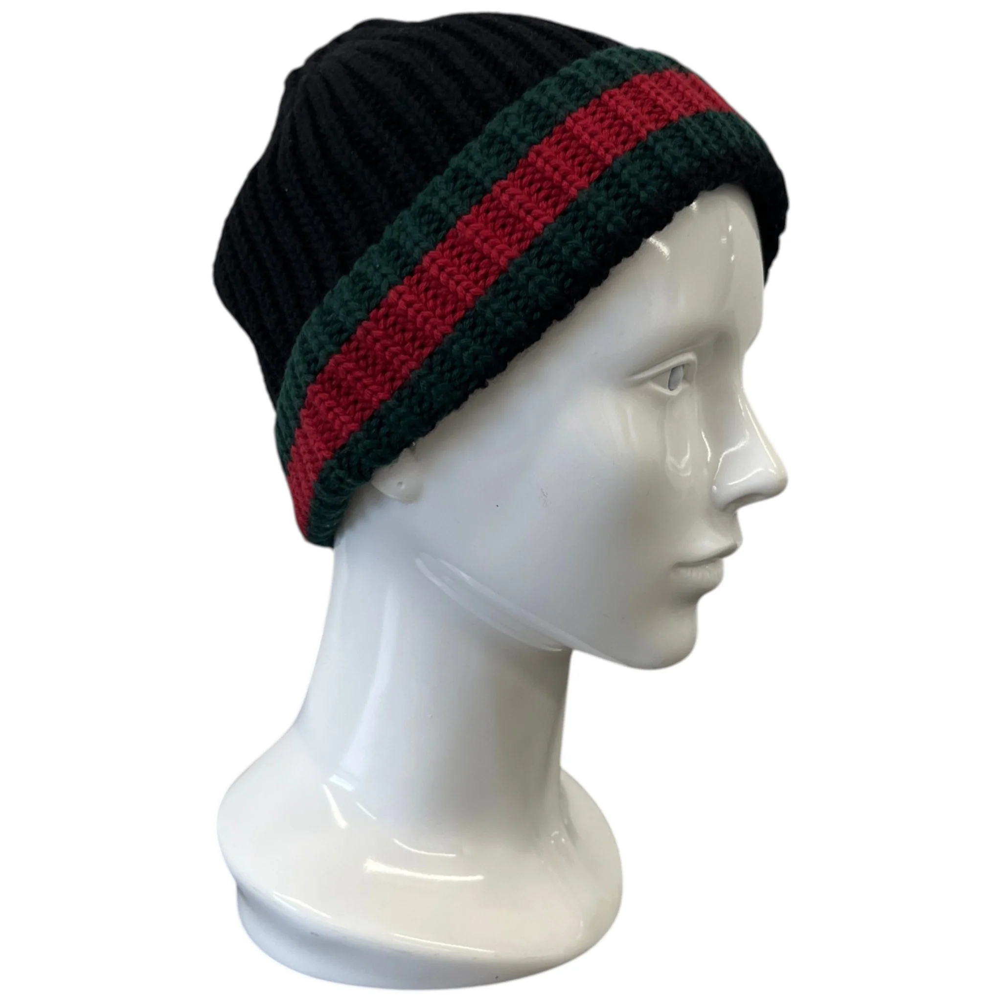 Men's Web Hem Hat Black Size M - Image 3