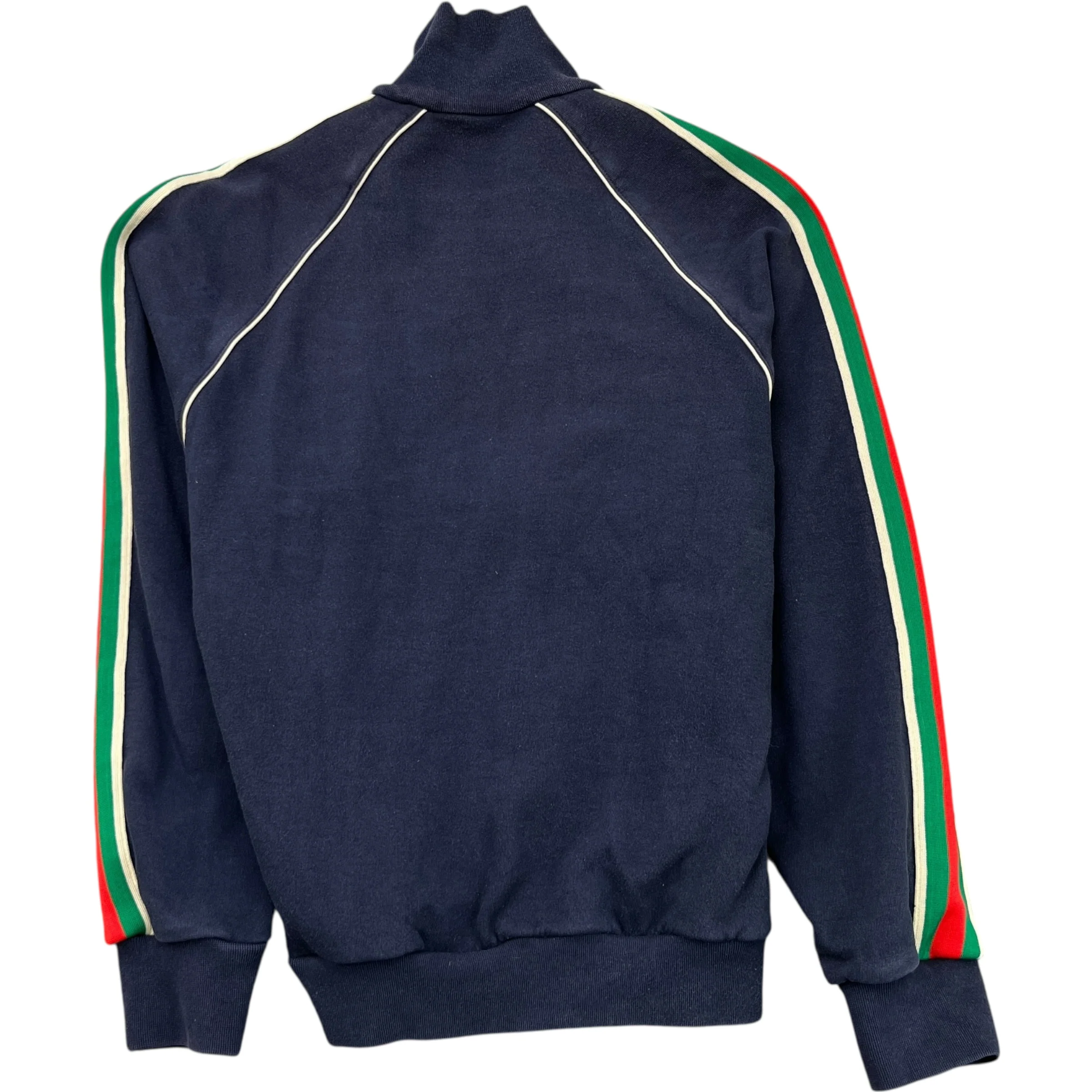 Men's Web Sleeve Track Jacket Navy Size S - Image 2