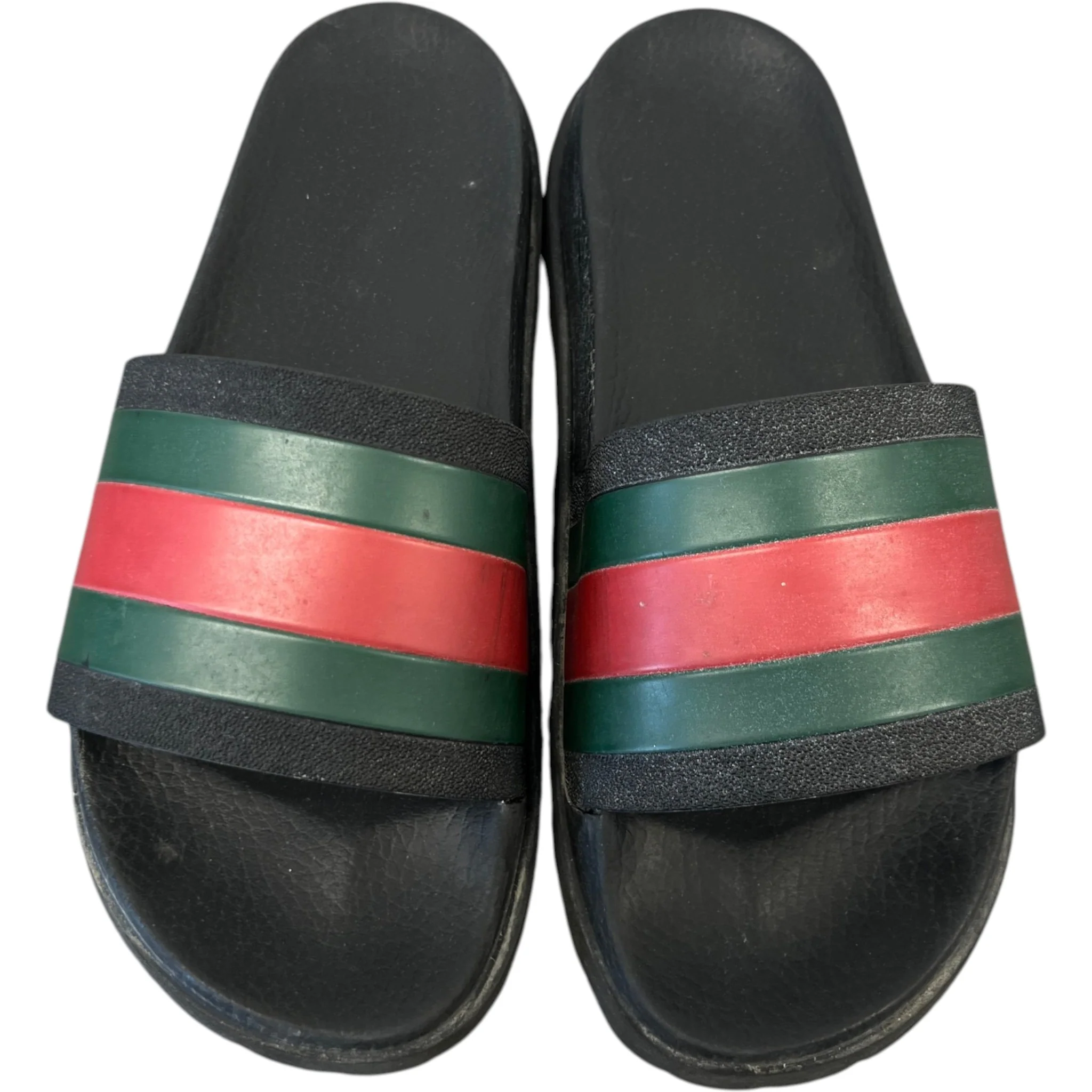 Men's Web Stripe Slides Black Size EU 43 / UK 9 - Image 6
