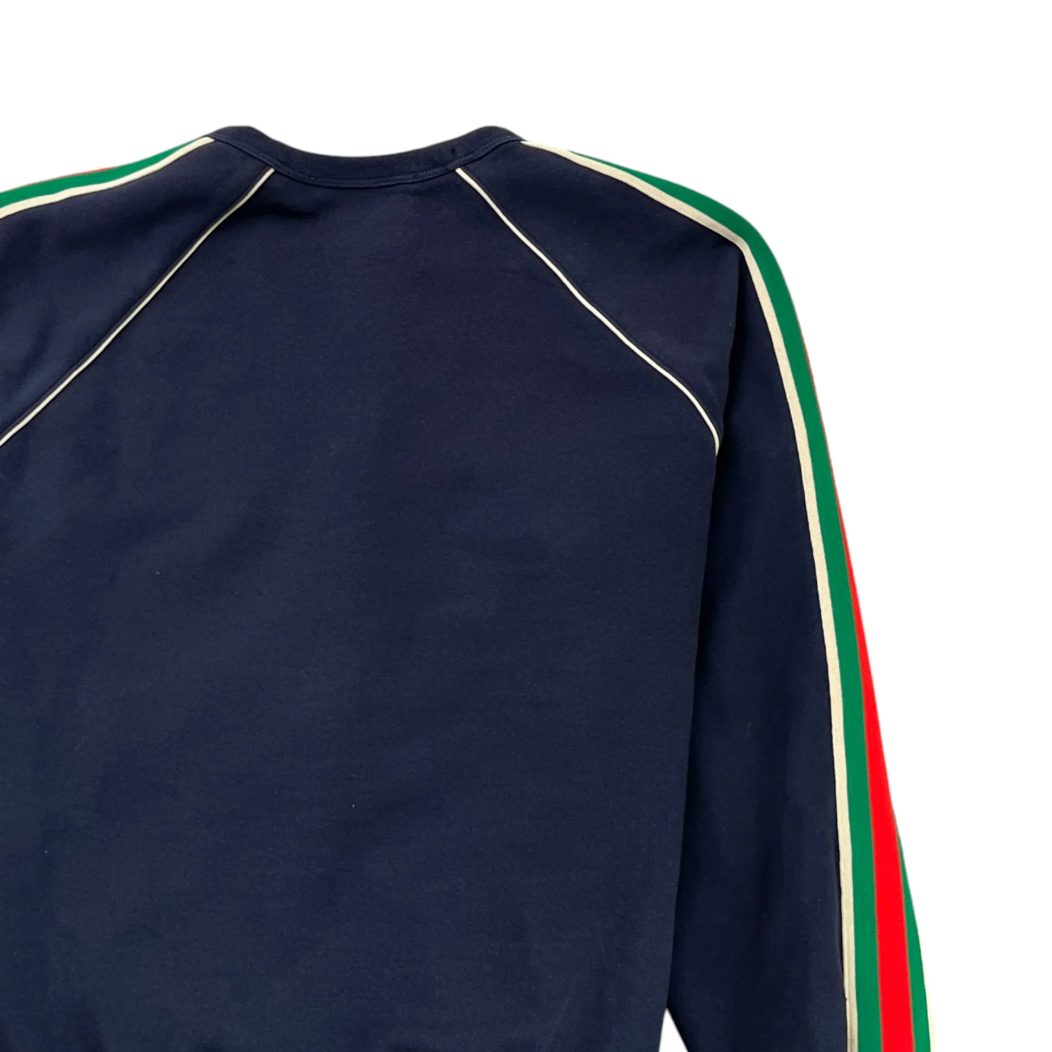 Men's Web Sweatshirt Navy Size M - Image 4