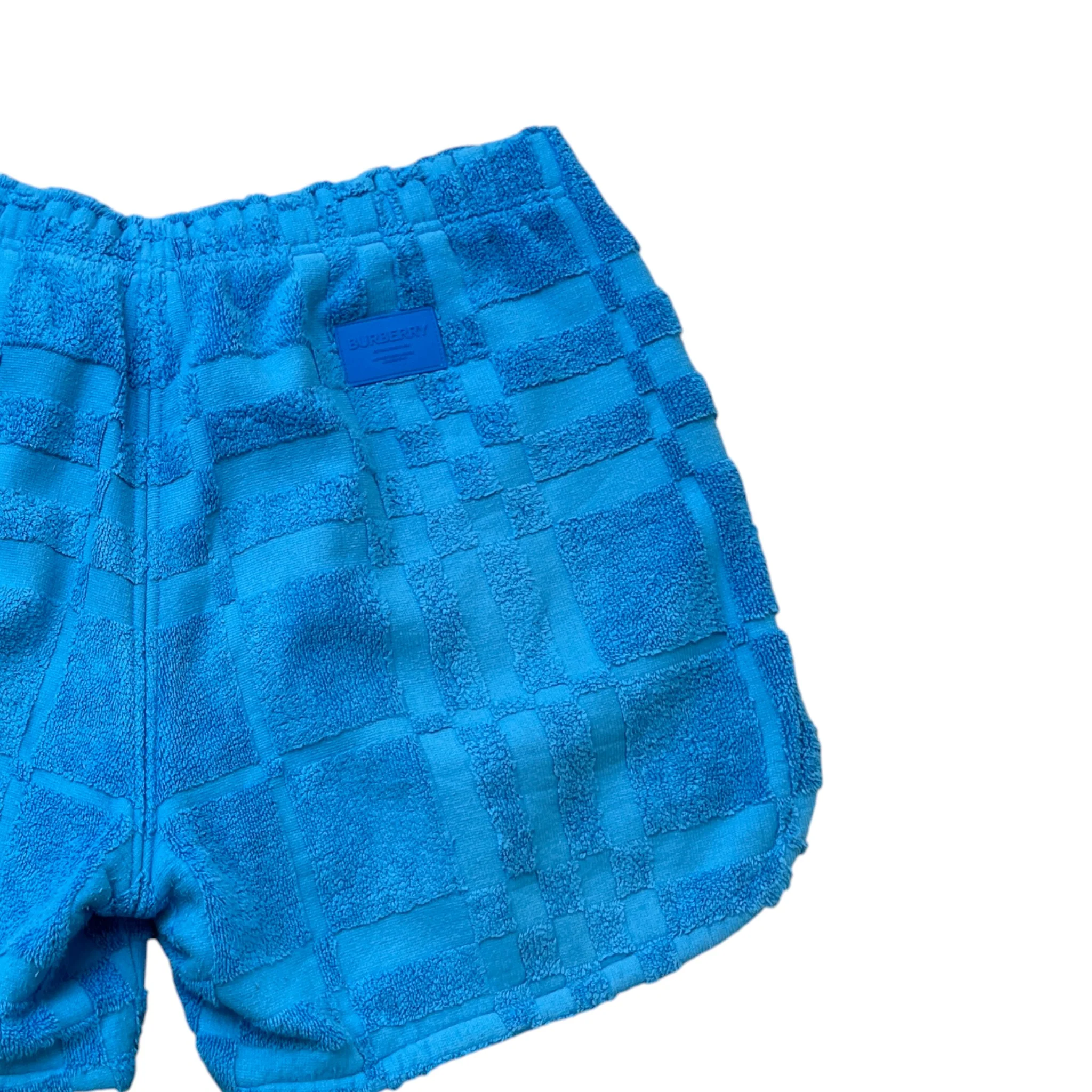 Men's Willesden Mega Check Shorts Blue Size L - Image 4
