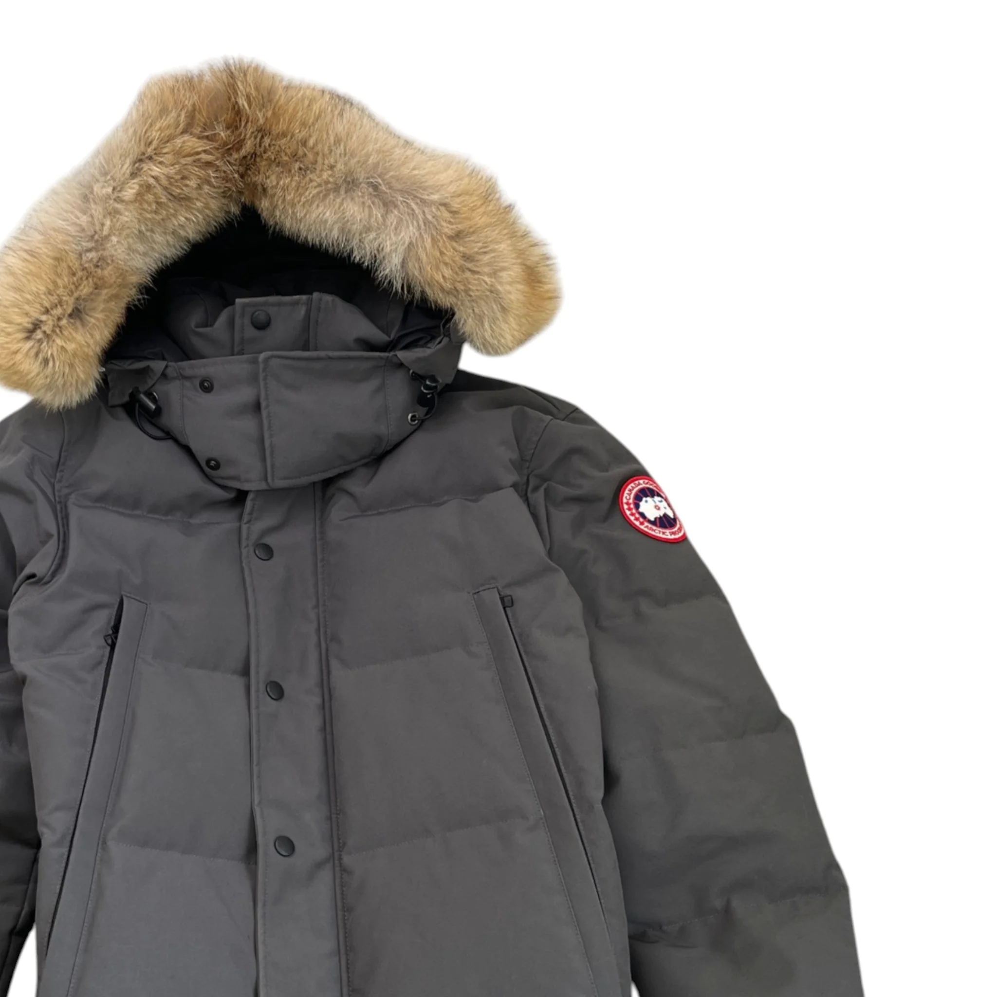 Men's Wyndham Graphite Down Jacket Charcoal Size M - Image 3