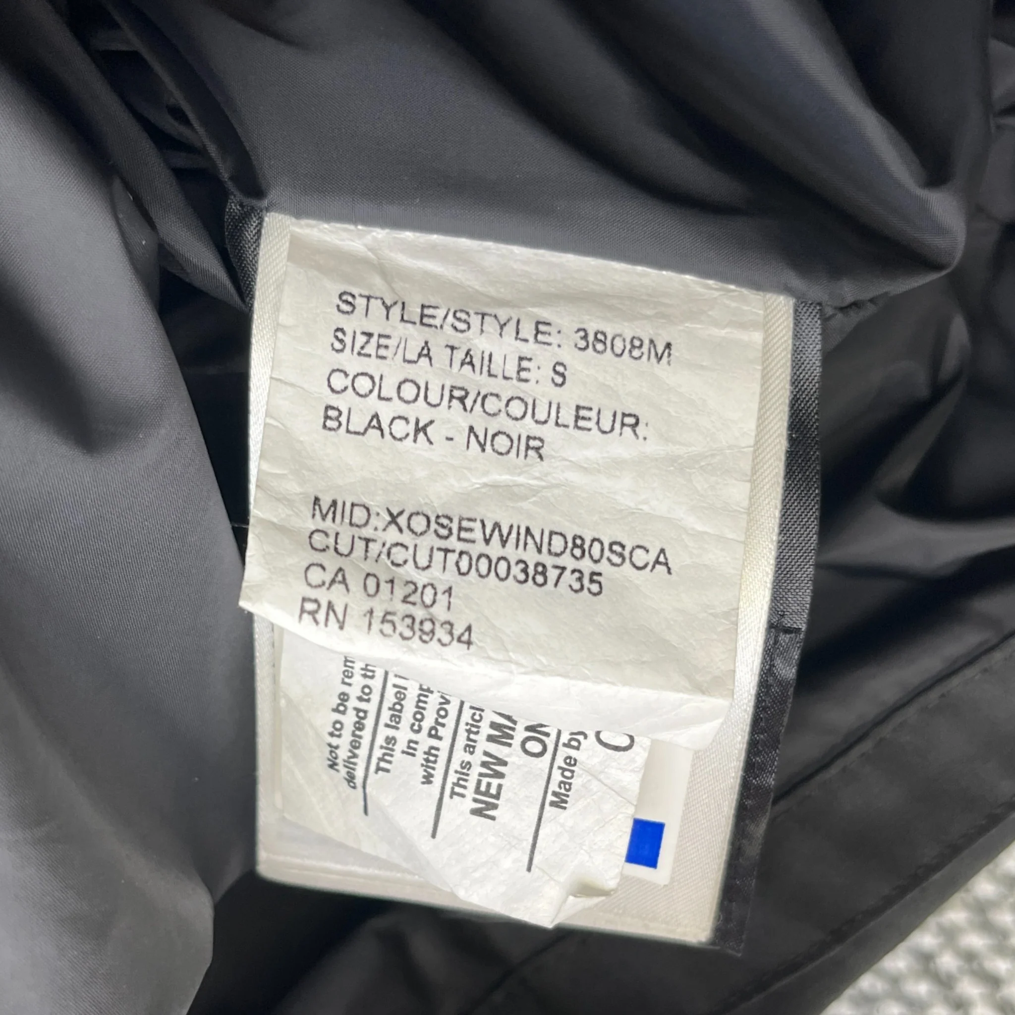 Men's Wyndham Parka Down Jacket Black Size S - Image 6