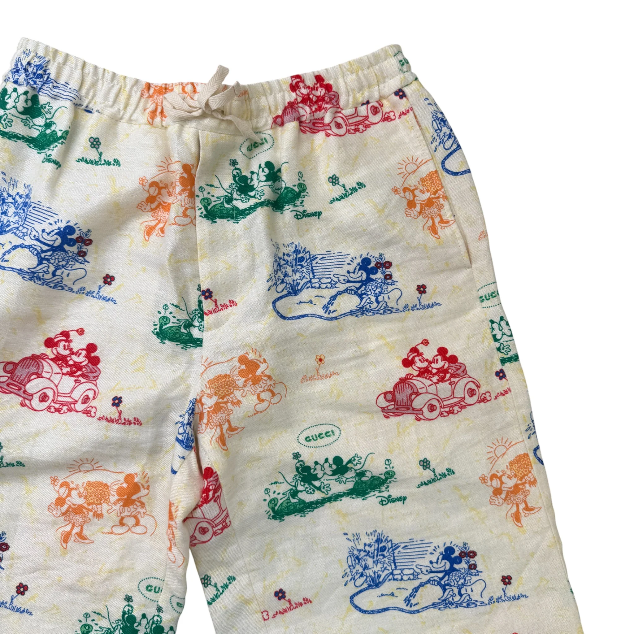 Men's X Disney Mickey & Minnie Print Shorts Multi-Coloured Size IT 50 / UK 34 - Image 3
