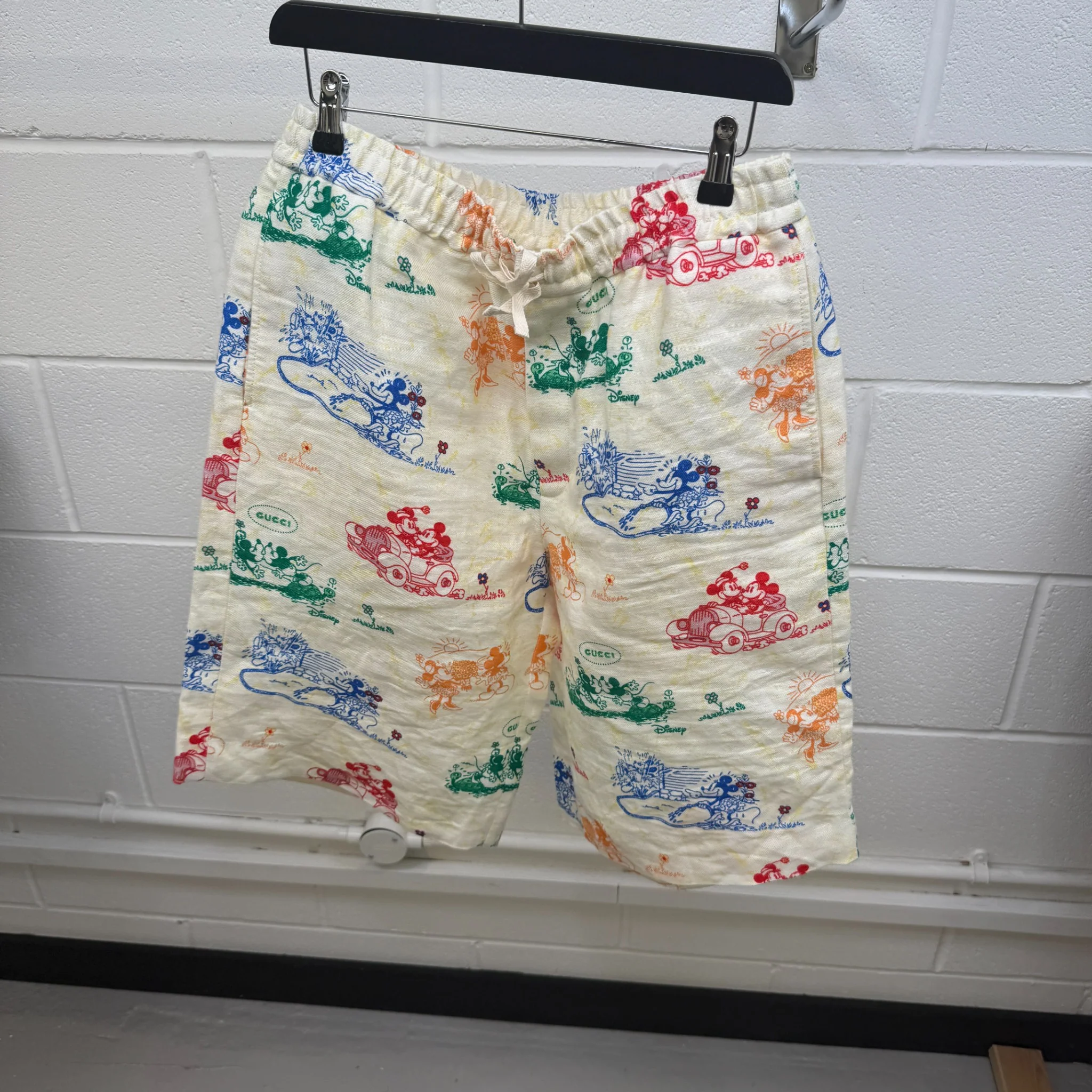 Men's X Disney Mickey & Minnie Print Shorts Multi-Coloured Size IT 50 / UK 34 - Image 7