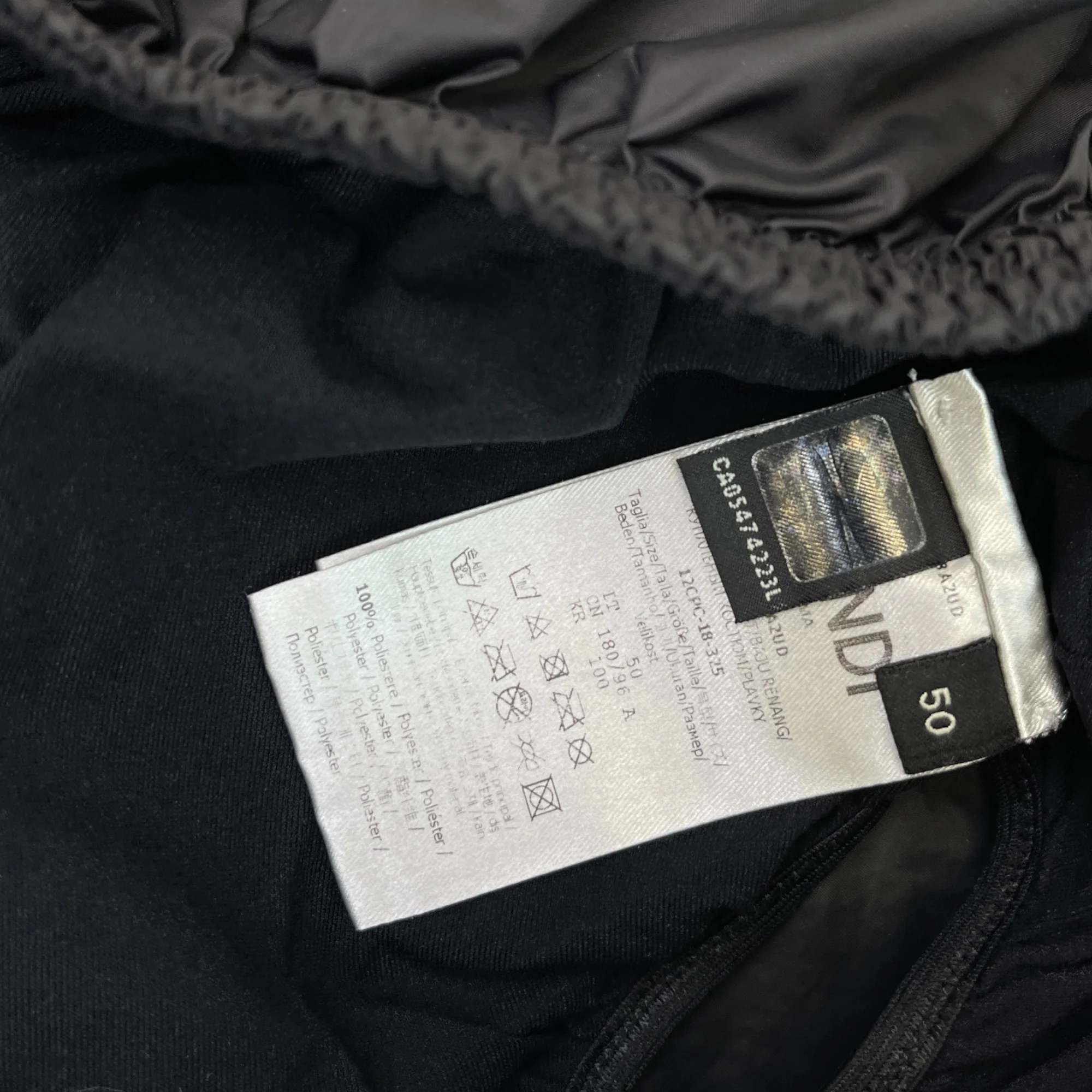 Men's X Karl Largerfeld Swim Shorts Black Size W34 / IT 50 - Image 6