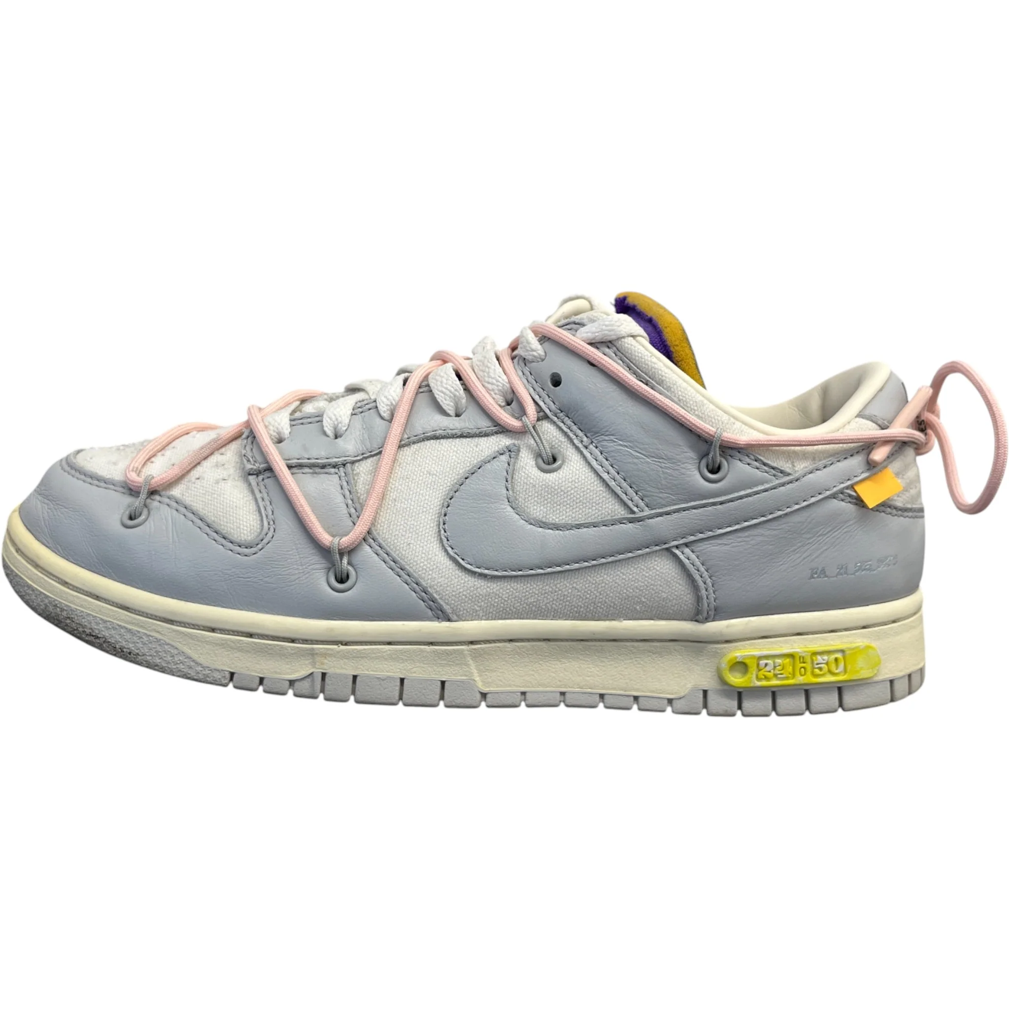 Men's X Nike Dunk Lot 24 Of 50 Low Trainers Grey Size EU 42 / UK 8 - Image 5
