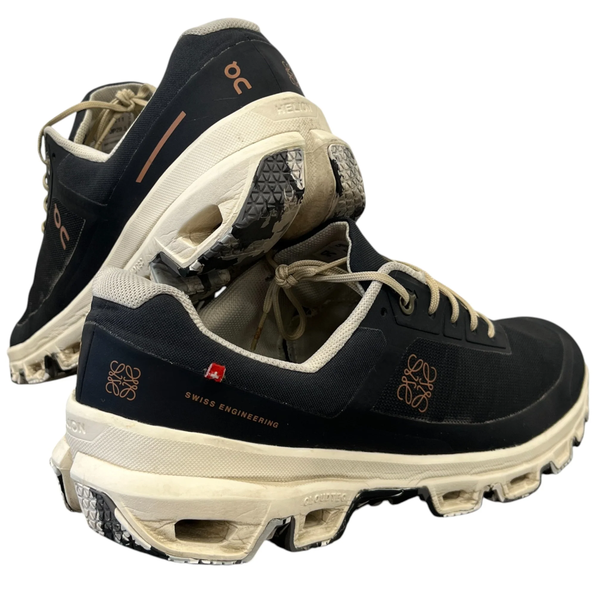 Men's X On-Running Cloud-Venture Low Trainers Charcoal Size EU 45 / UK 11 - Image 10